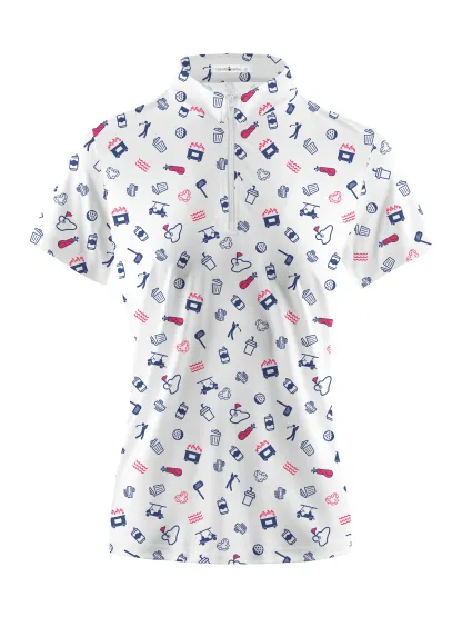 Cherryswing Women's Joy Of The Game Short Sleeve Polos