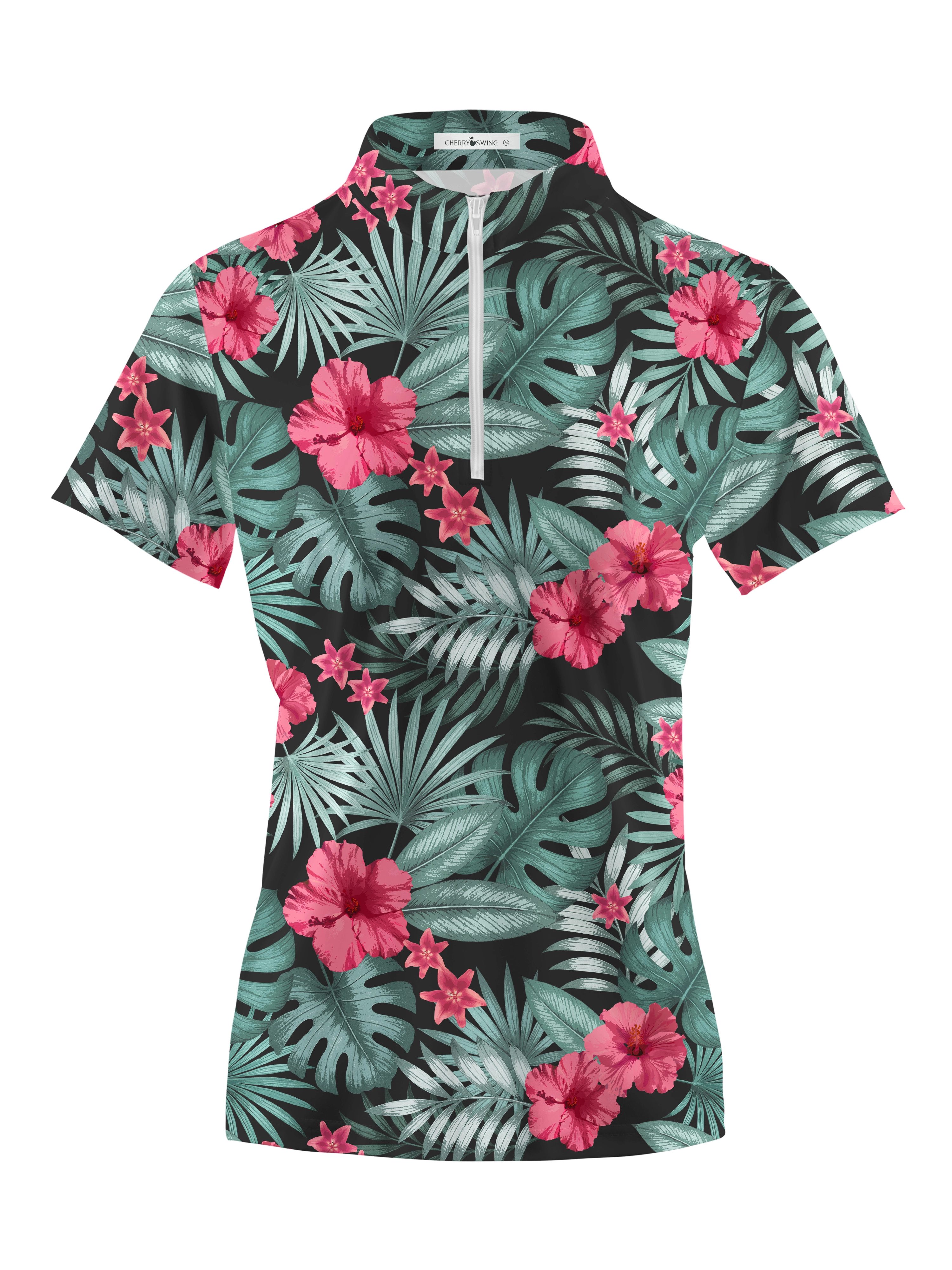 Cherryswing Women's Exotic Elegance Short Sleeve Polos