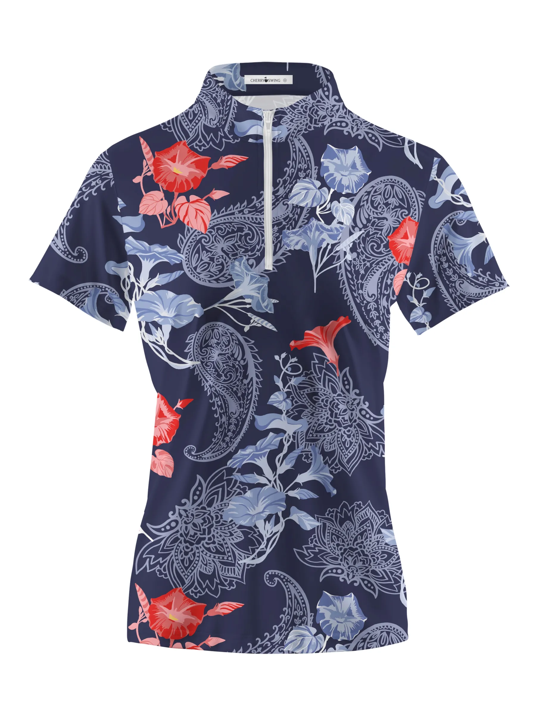 Cherryswing Women's Classic National Short Sleeve Polos