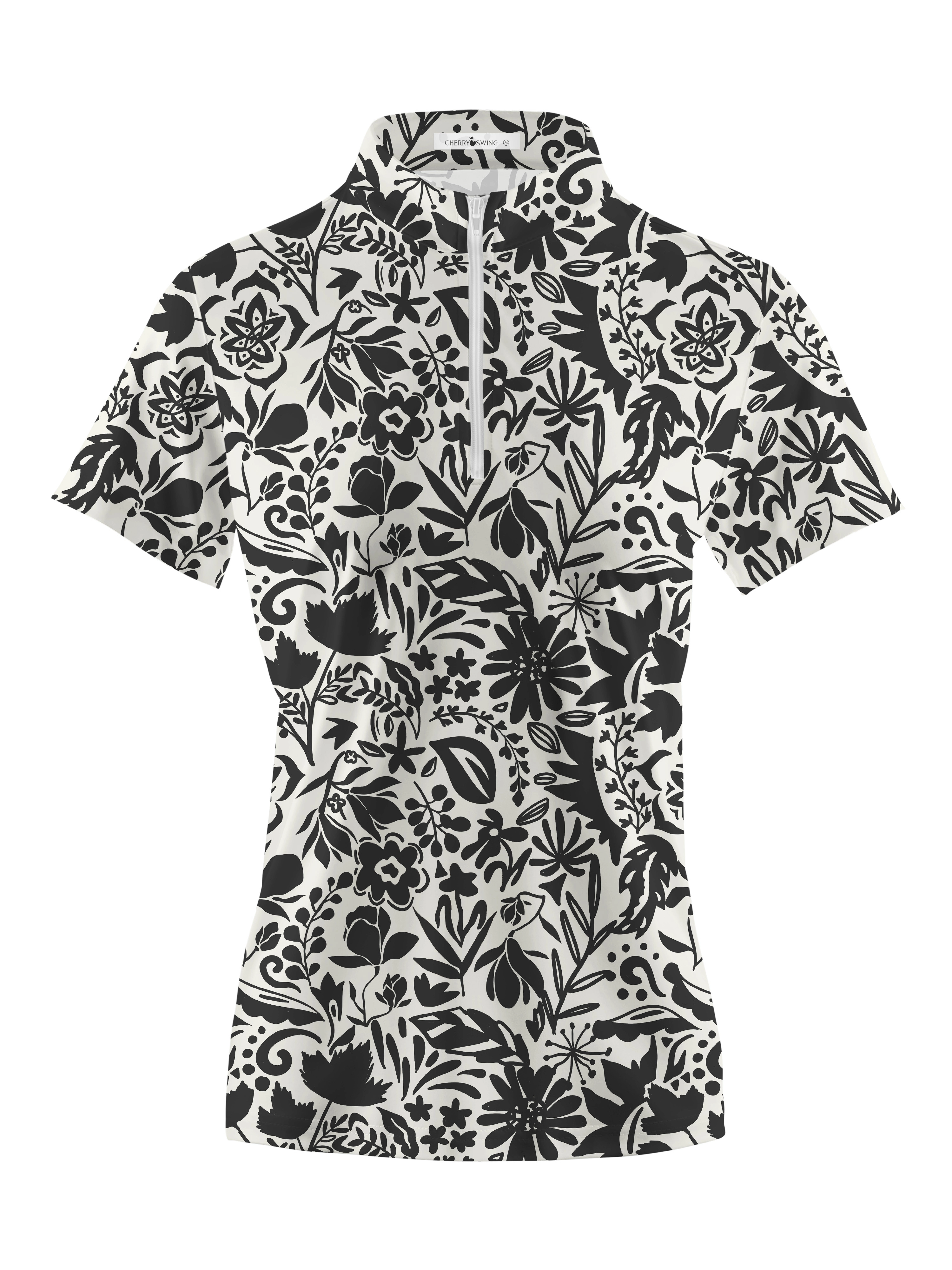 Cherryswing Women's Modern Twist Short Sleeve Polos