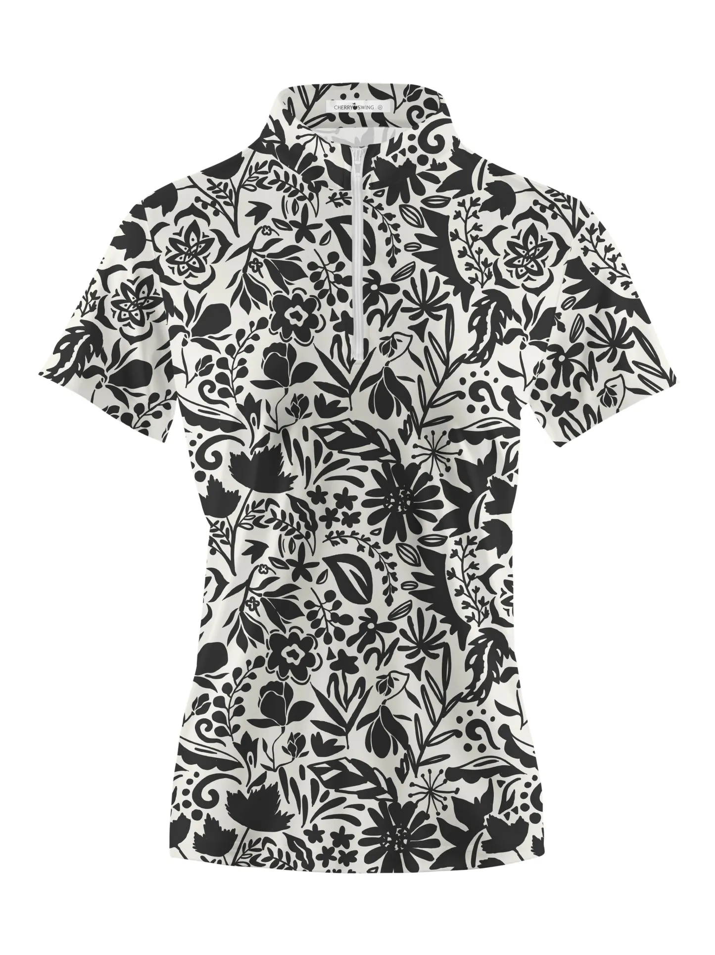 Cherryswing Women's Modern Twist Short Sleeve Polos