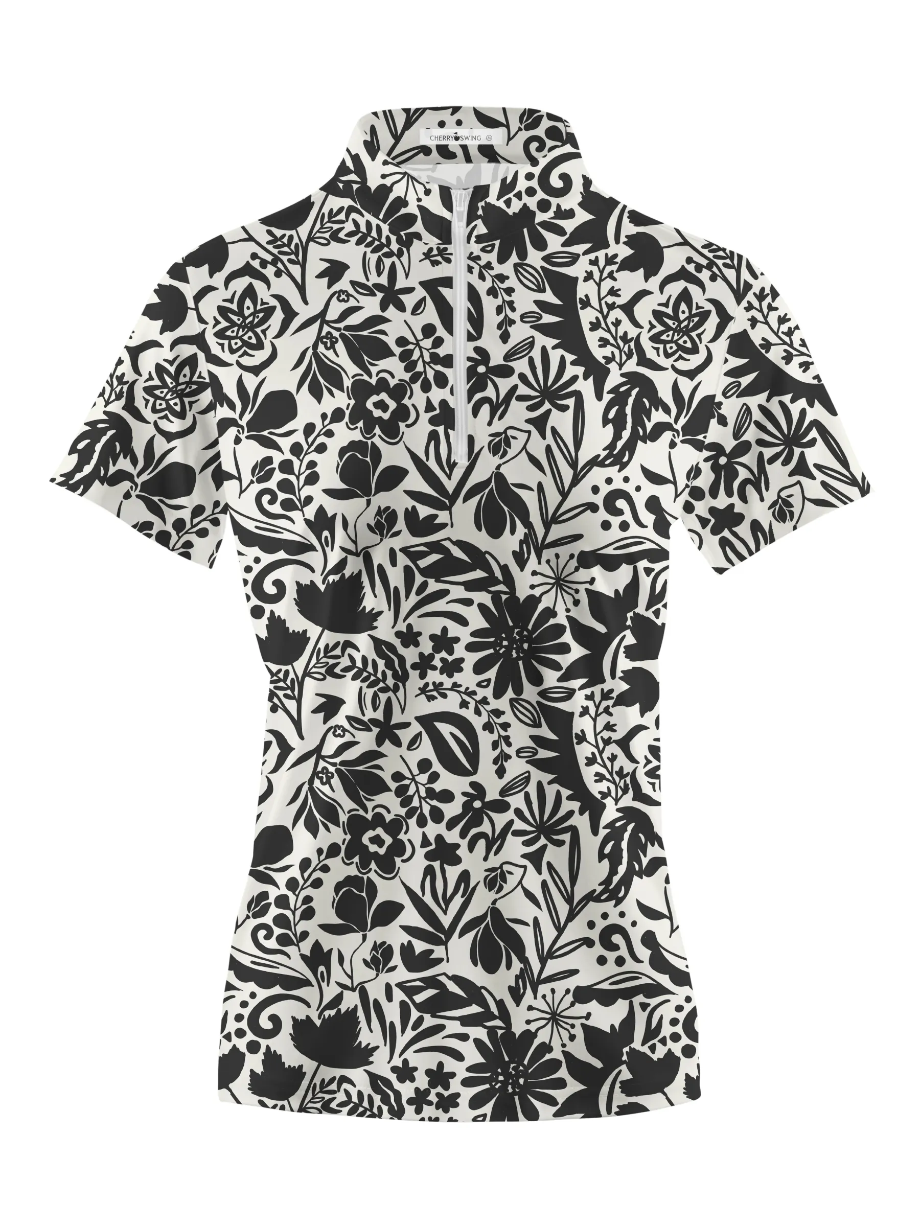 Cherryswing Women's Modern Twist Short Sleeve Polos