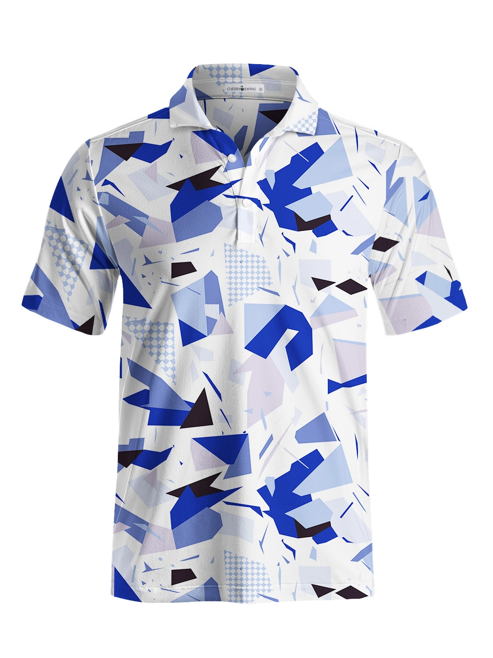 Cherryswing Abstract Art Men's Polo Shirt