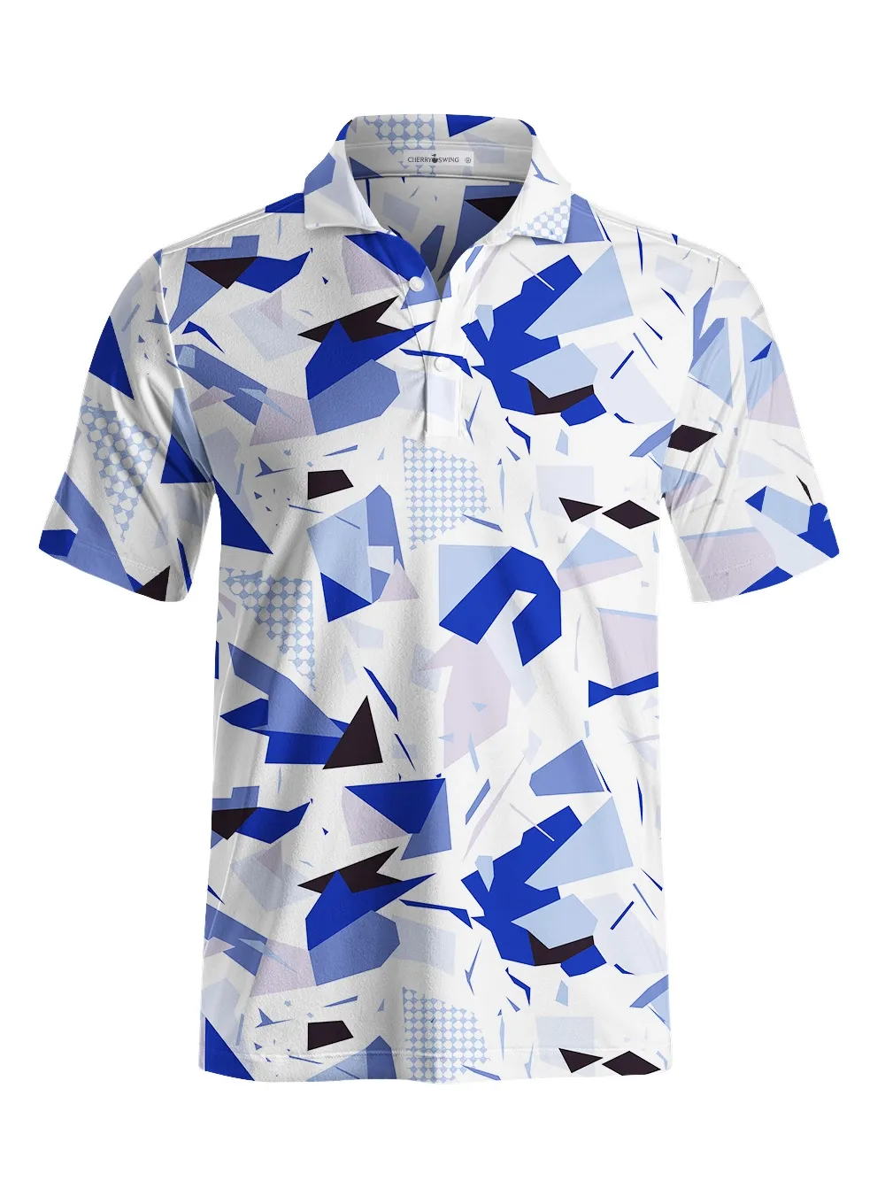 Cherryswing Abstract Art Men's Polo Shirt