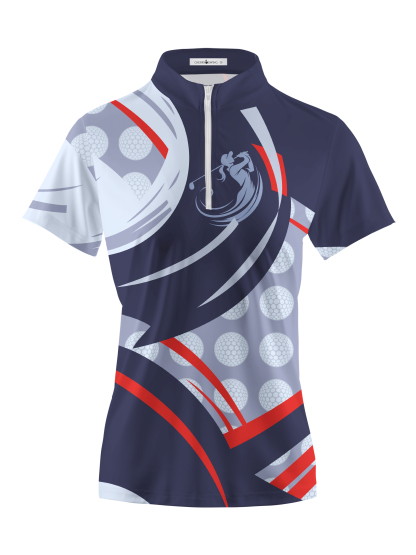 Cherryswing Women's Strength and Luck Short Sleeve Polos