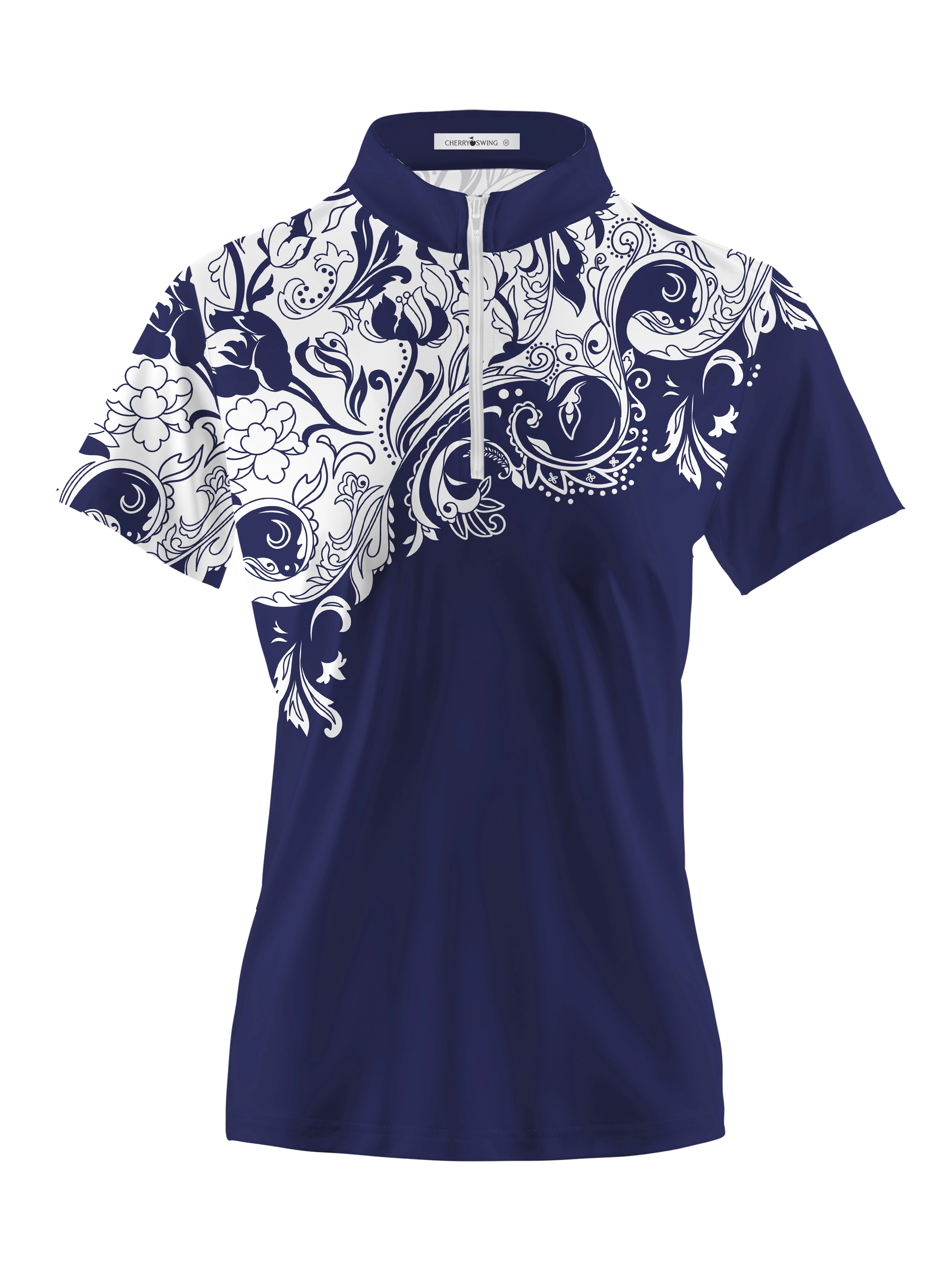 Cherryswing Women's Timeless Artistry Short Sleeve Polos