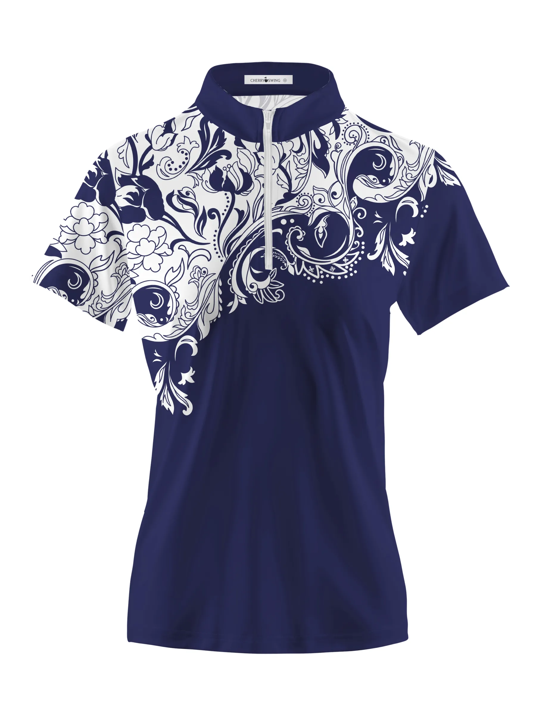 Cherryswing Women's Timeless Artistry Short Sleeve Polos