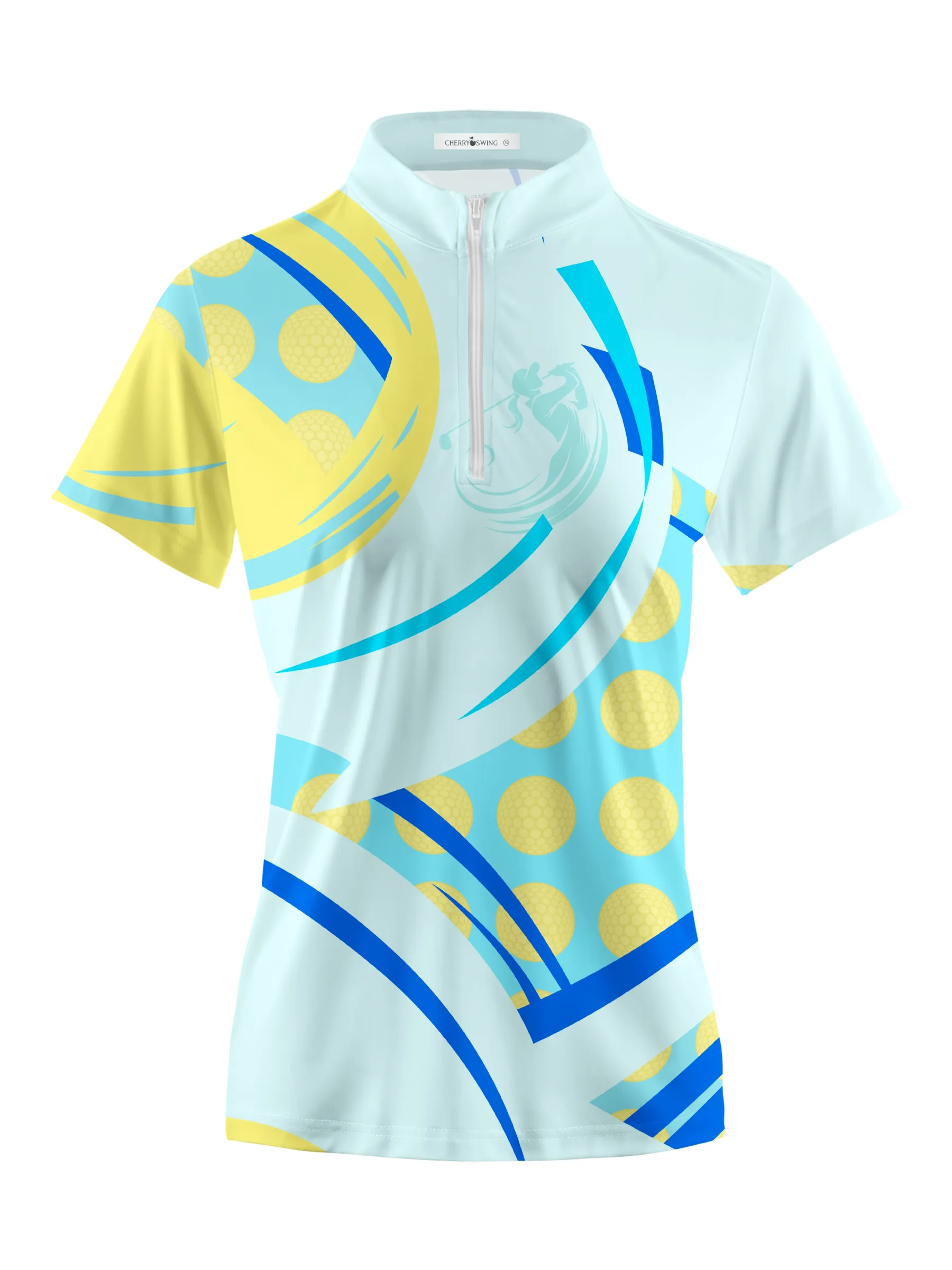 Cherryswing Women's Strength and Luck Short Sleeve Polos