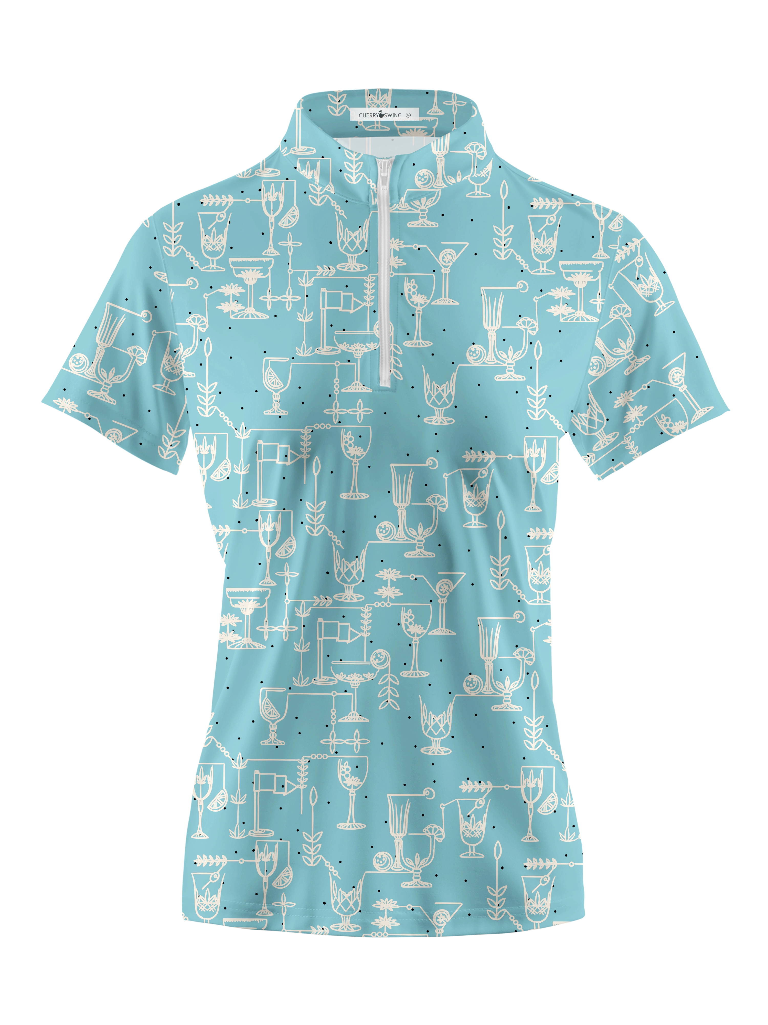 Cherryswing Women's Golf Short Sleeve Polo Shirt