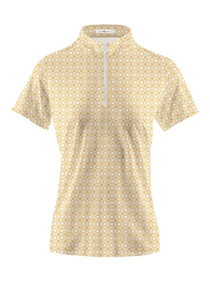 Cherryswing Women's Classic Plaid Short Sleeve Golf Shirt