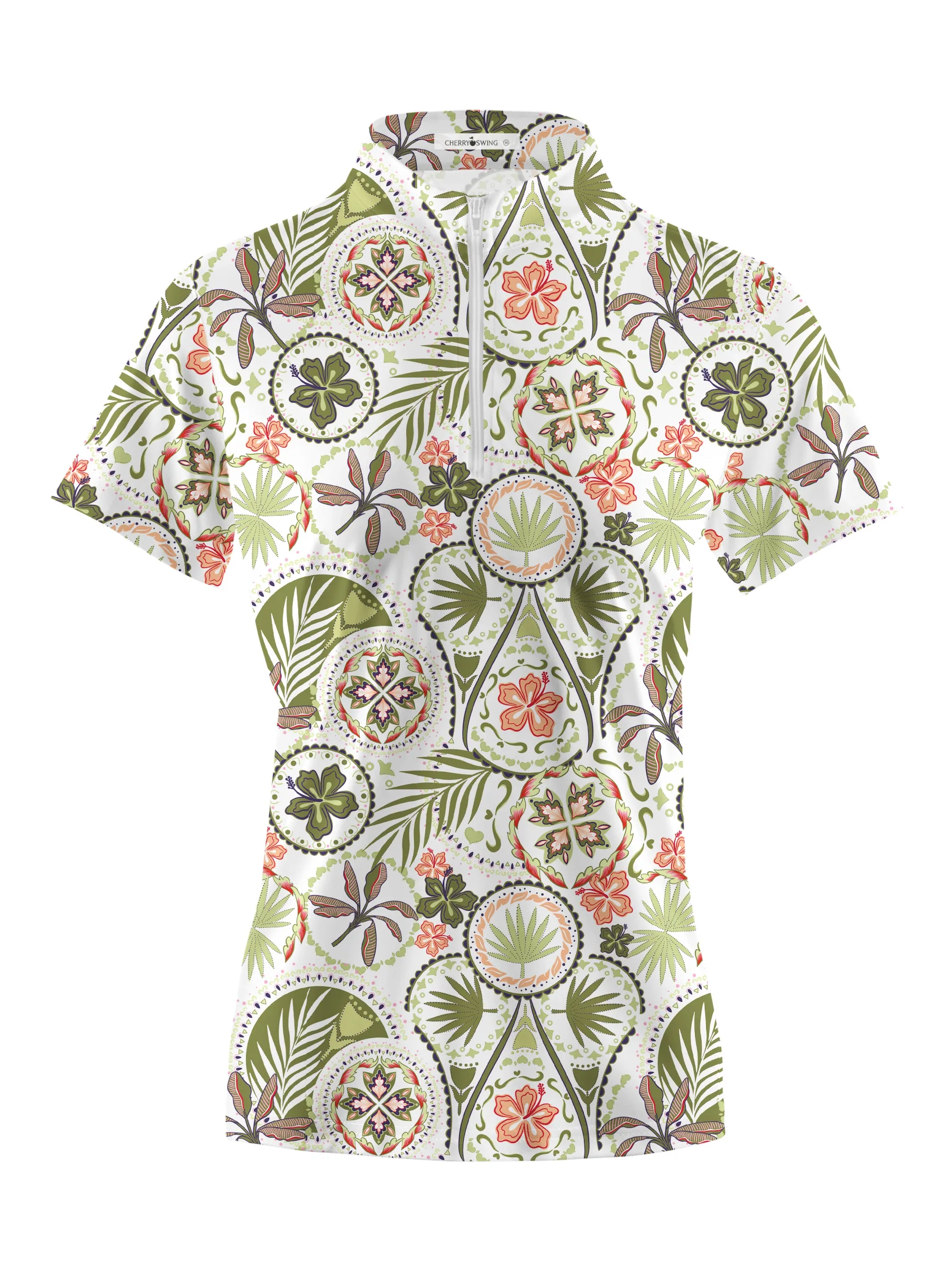 Cherryswing Women's Hidden Gem Golf Short Sleeve Polo Shirt