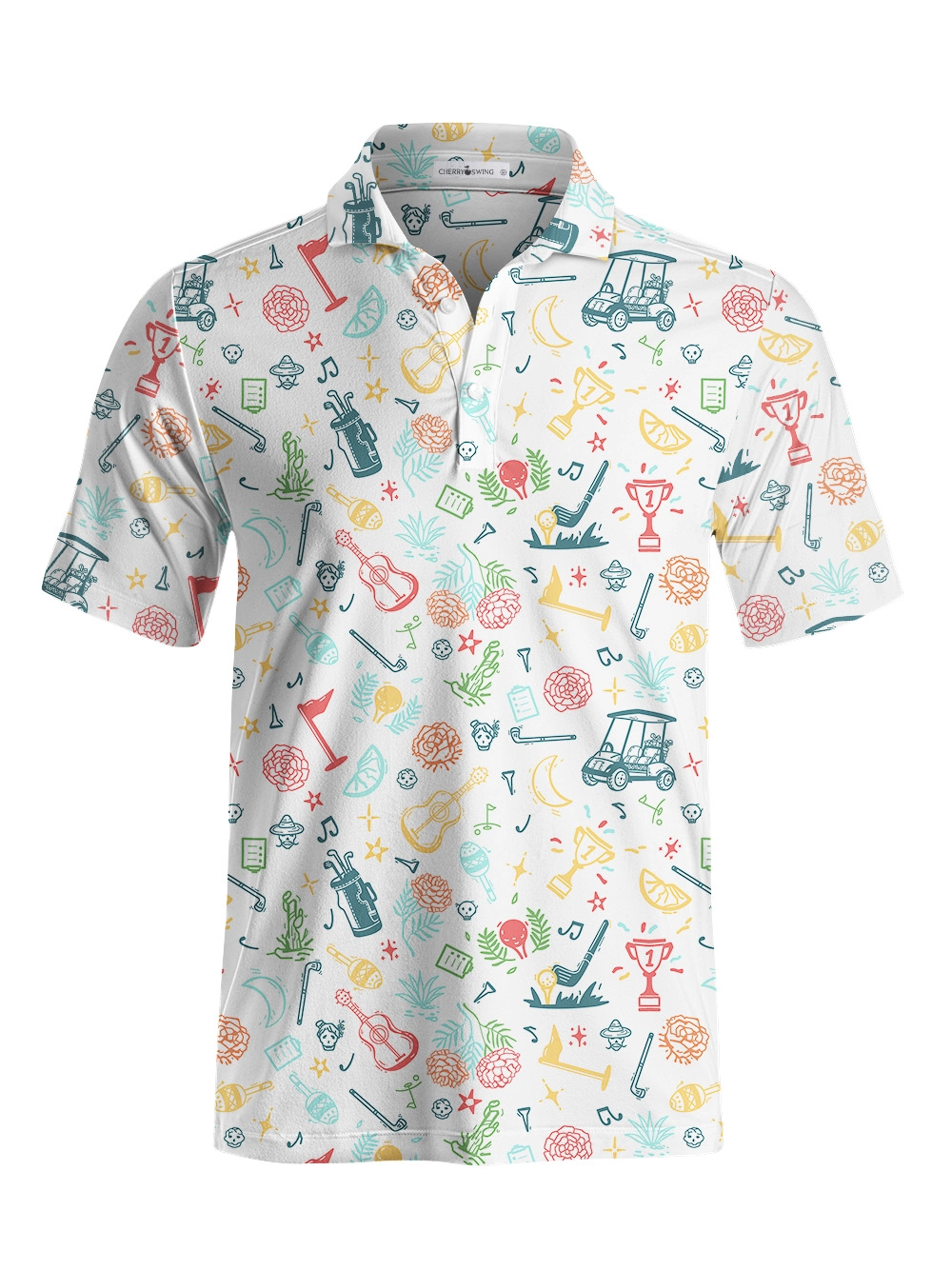 Cherryswing Men's Golf Tournament Polo Shirt