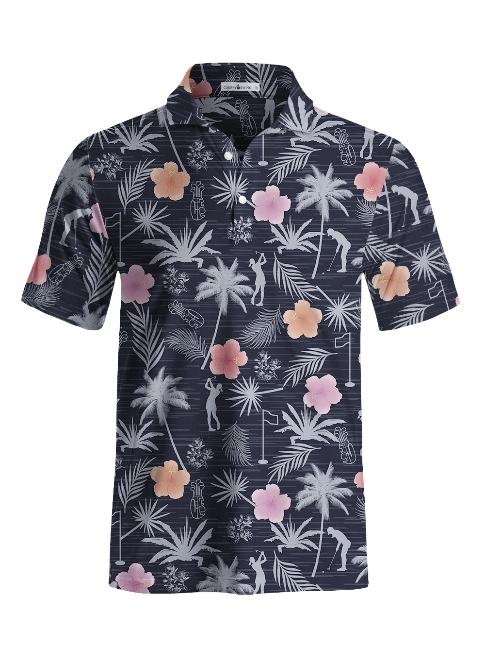Cherryswing Tropical Paradise Men's Polo Shirt