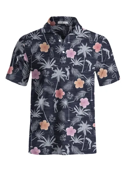 Cherryswing Tropical Paradise Men's Polo Shirt