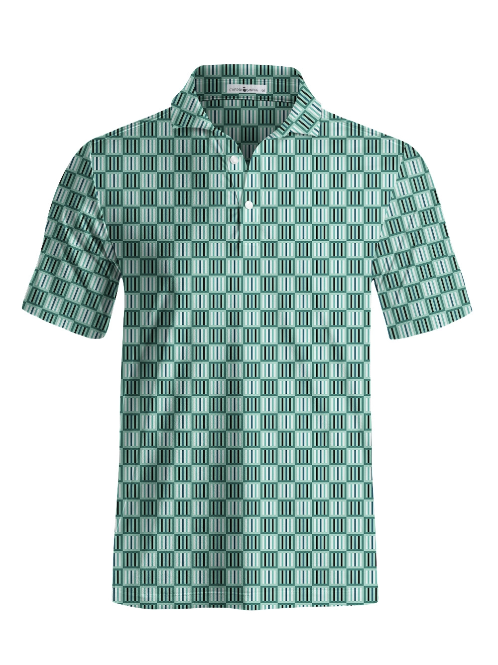 Cherryswing Classic Mosaic Men's Polo Shirt