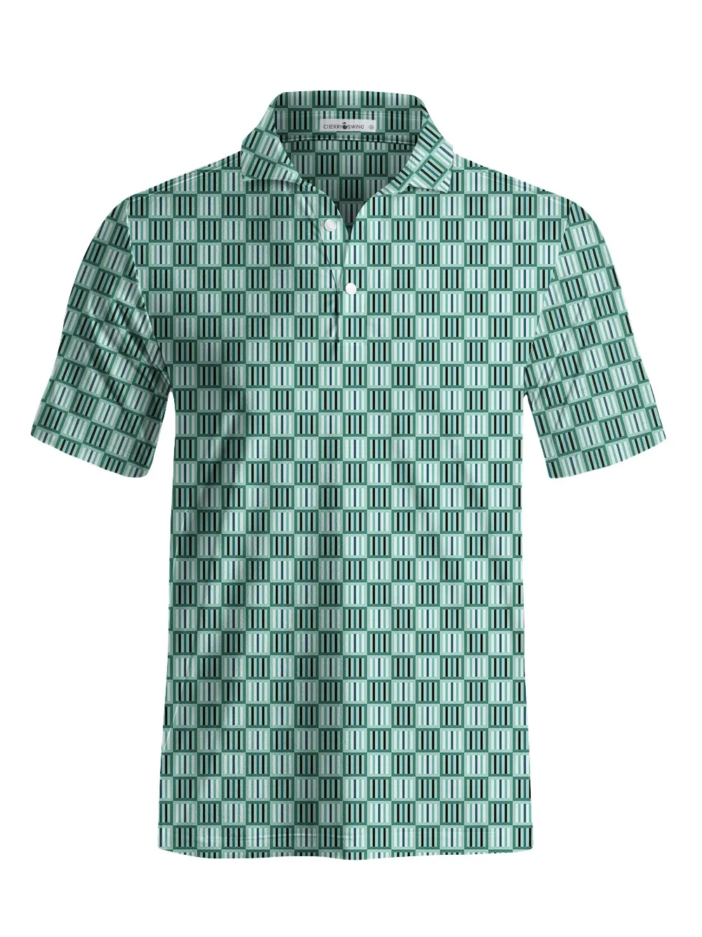 Cherryswing Classic Mosaic Men's Polo Shirt
