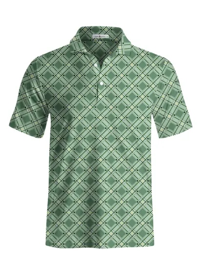 Cherryswing Scottish Highland Men's Polo Shirt