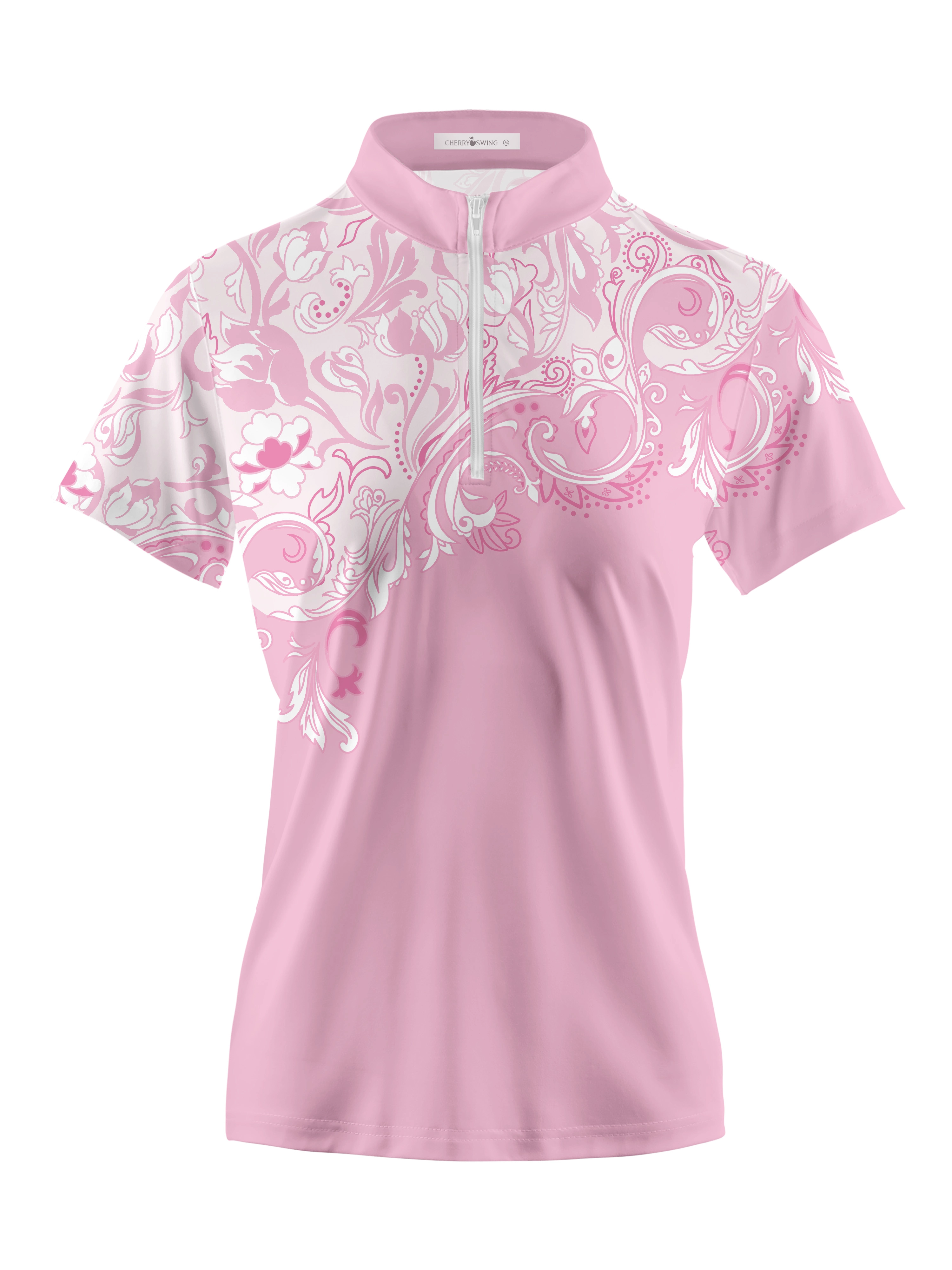 Cherryswing Women's Timeless Artistry Short Sleeve Polos