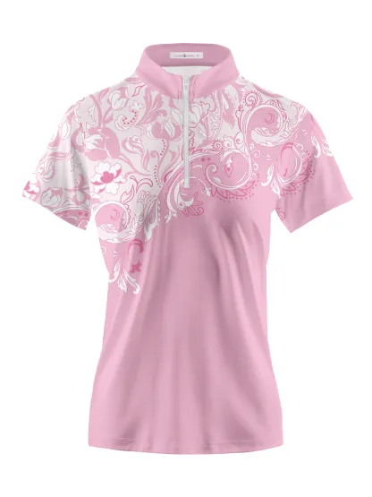 Cherryswing Women's Timeless Artistry Short Sleeve Polos