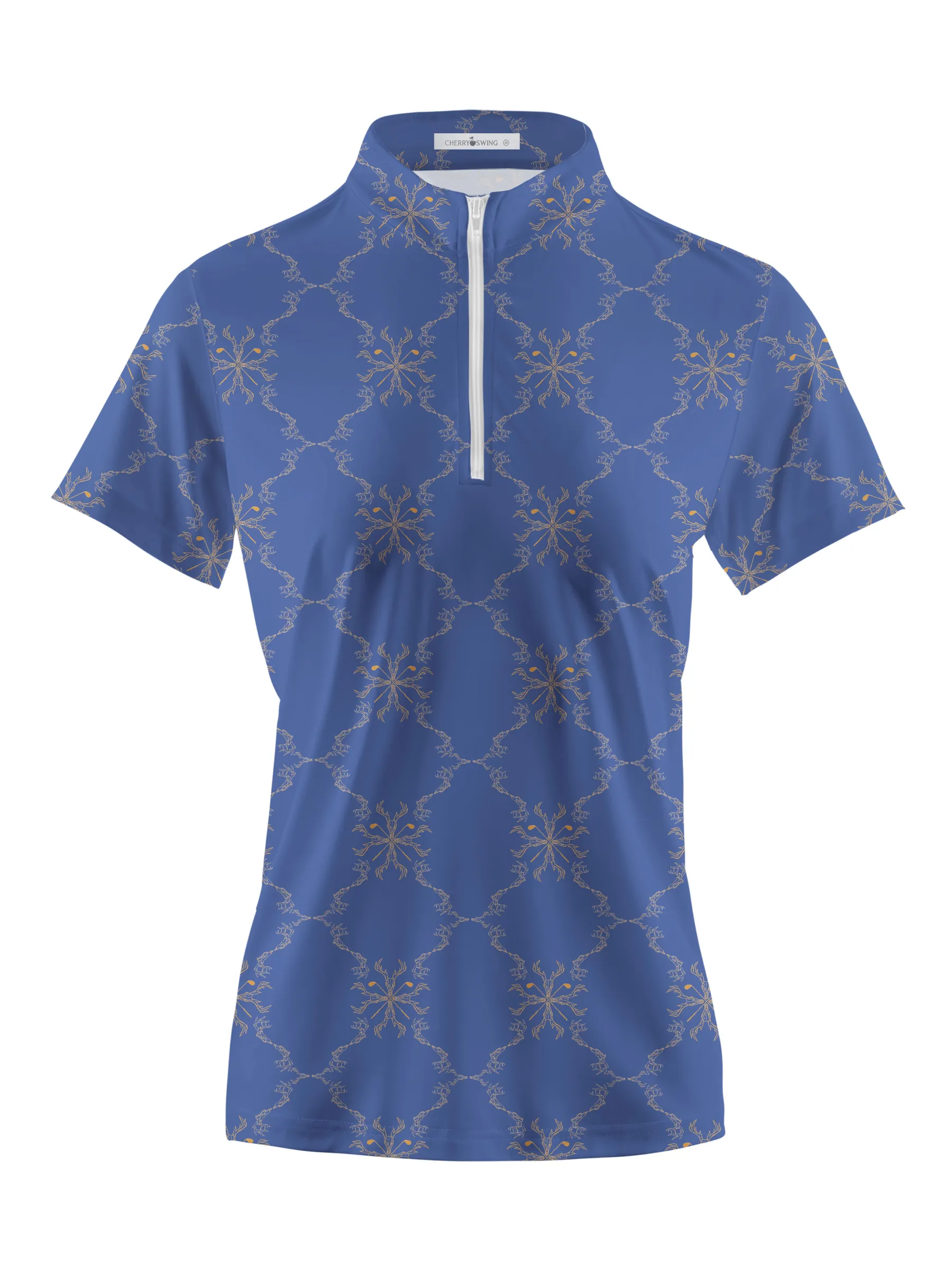 Cherryswing Women's Sense of Mystery Short Sleeve Polos