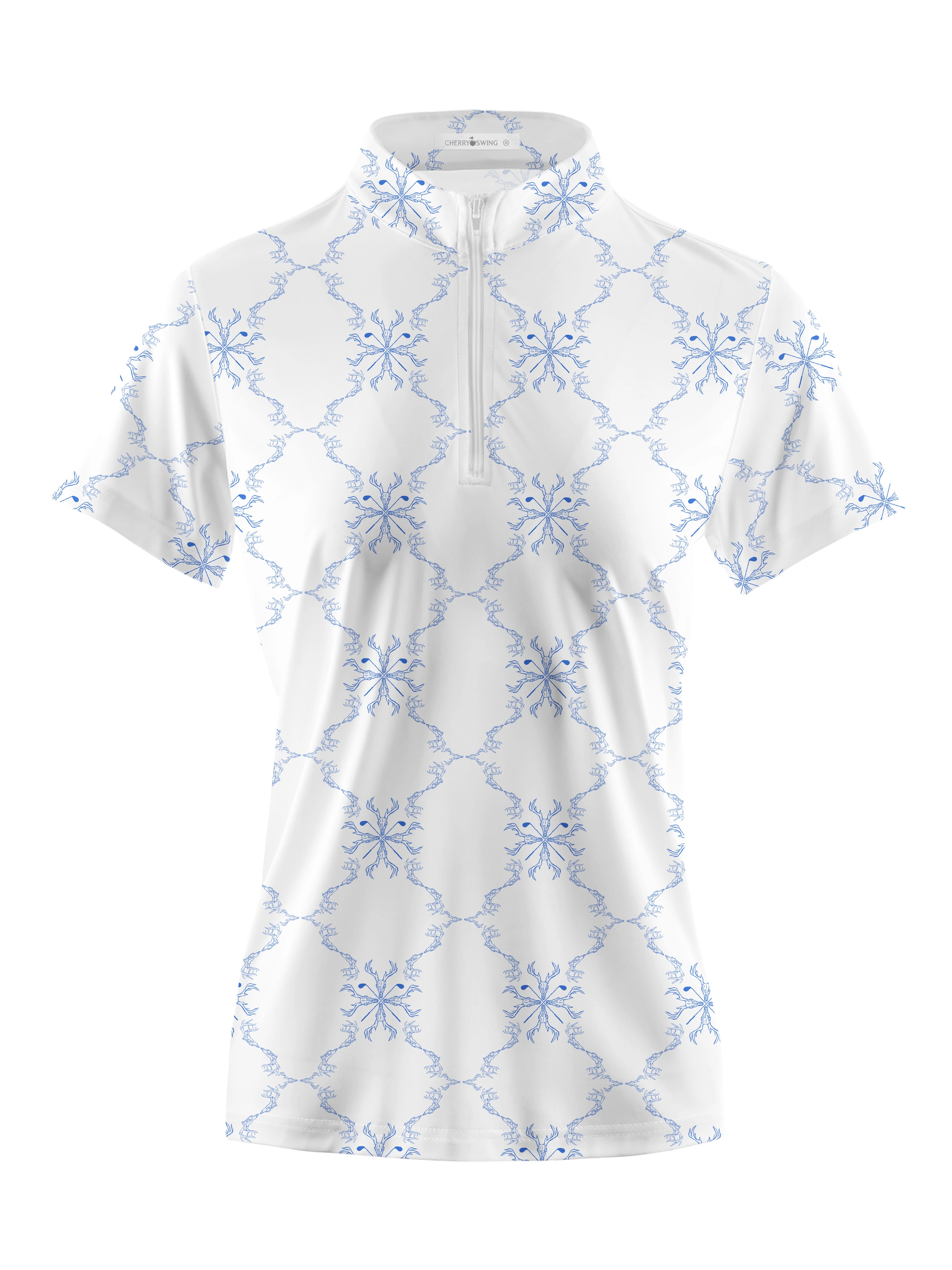 Cherryswing Women's Sense of Mystery Short Sleeve Polos