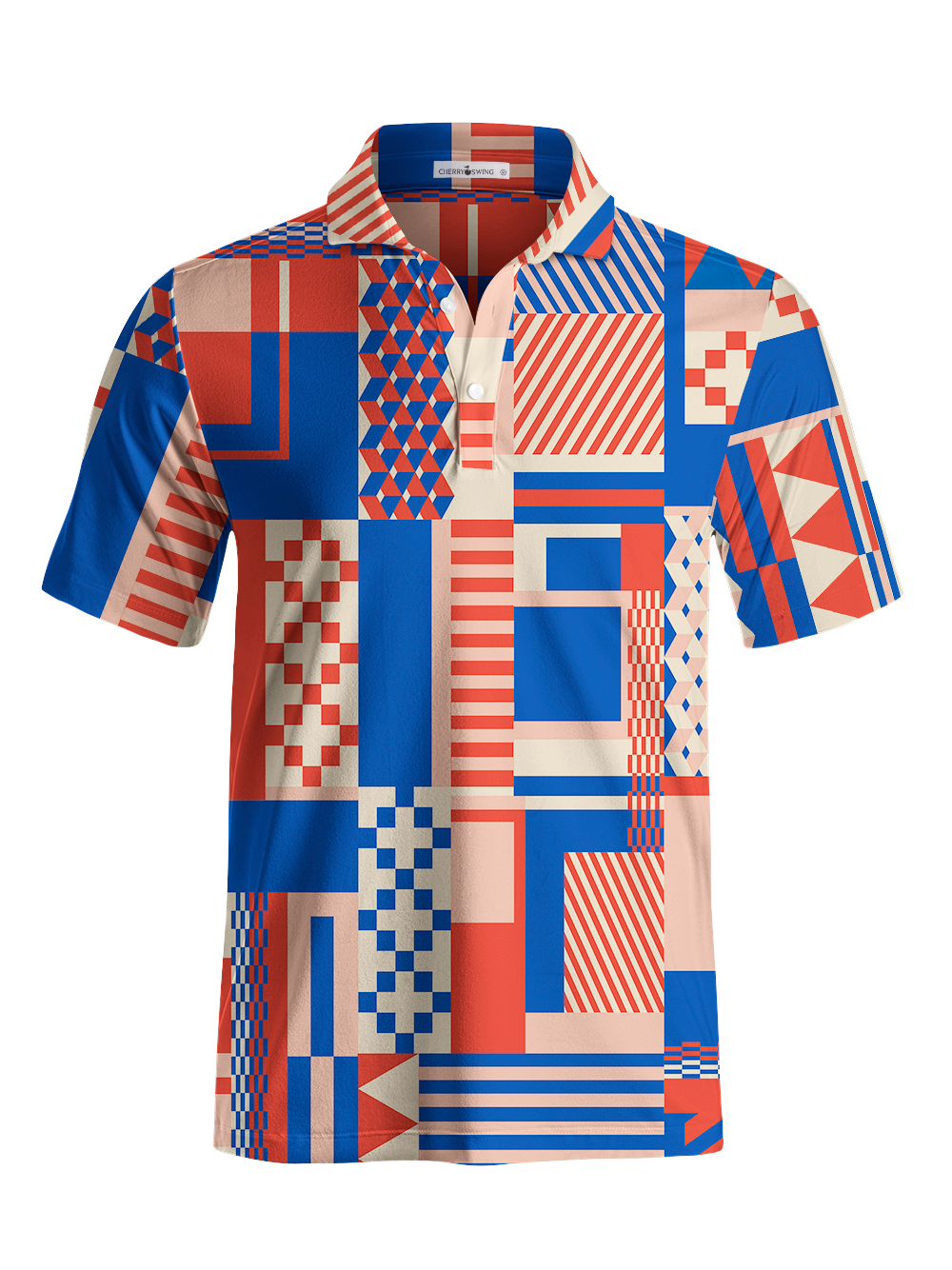 Cherryswing Court Block Men's Polo Shirt