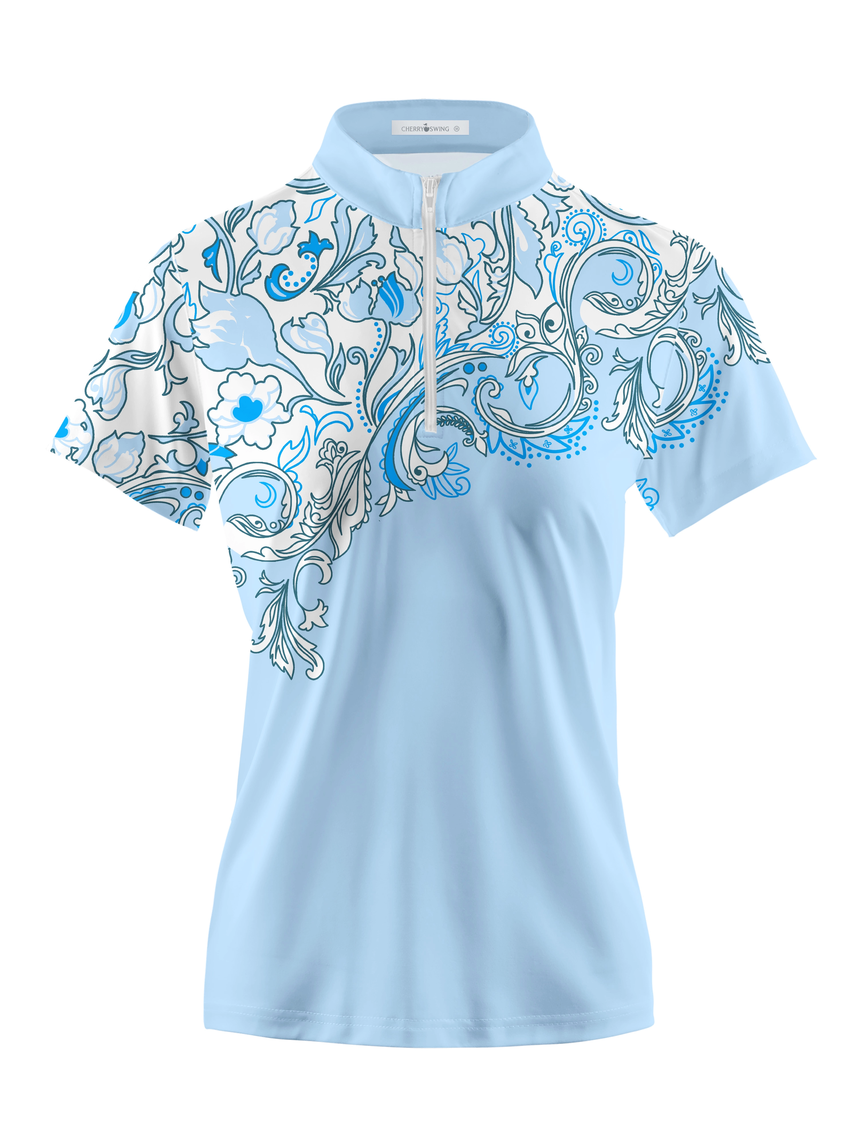 Cherryswing Women's Timeless Artistry Short Sleeve Polos