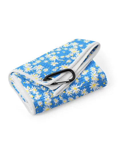 Cherryswing Daisies Pattern Waffle Golf Towels 16" x 24"