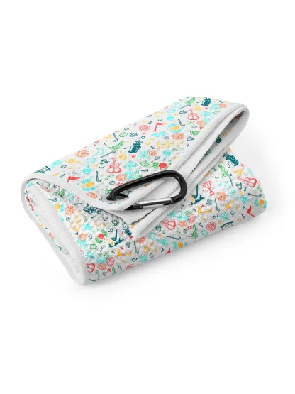 Cherryswing Festival Carnival Waffle Golf Towels 16" x 24"