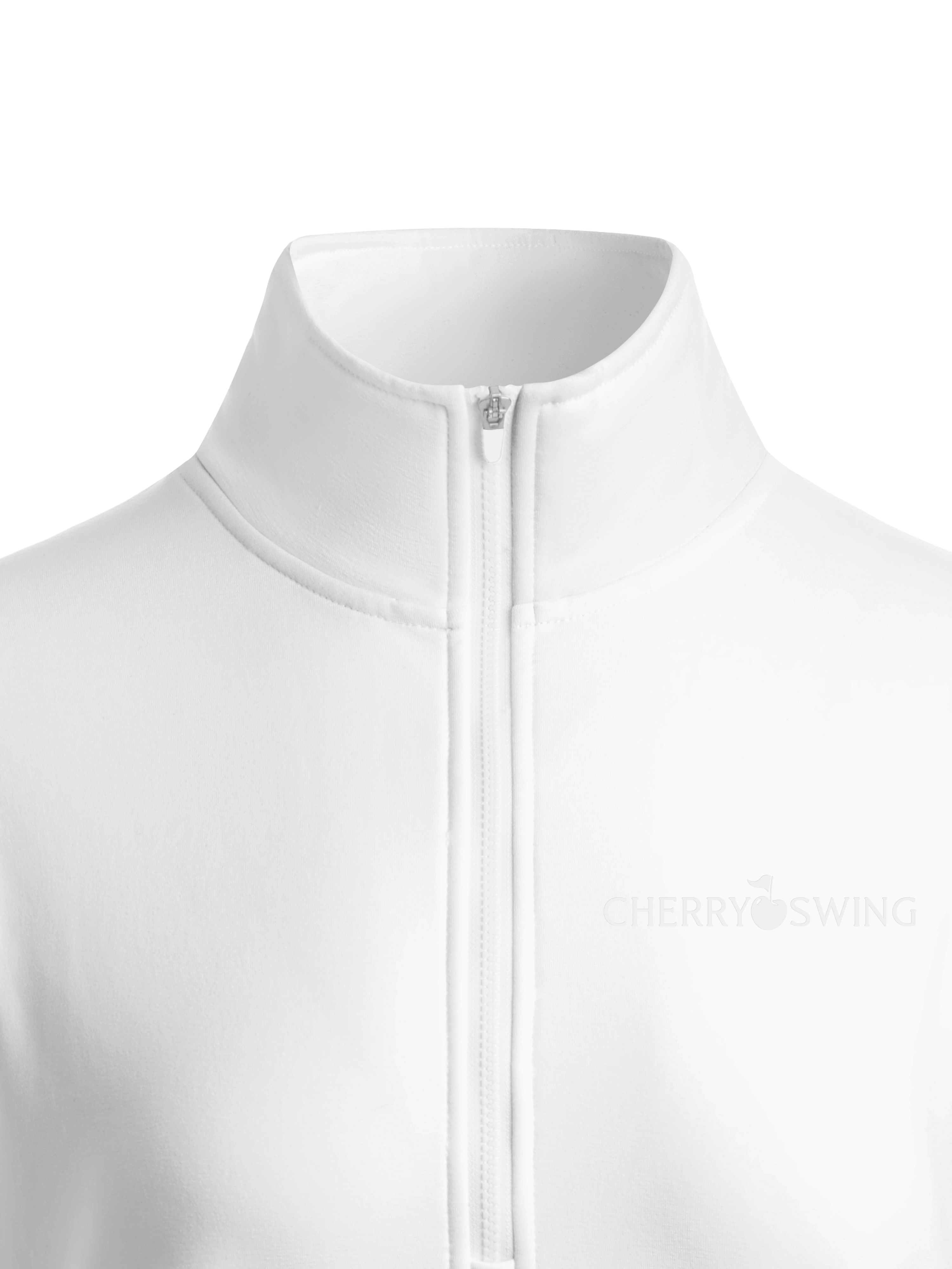 Cherryswing Women’s Lightweight Brushed Fleece Quarter Zip