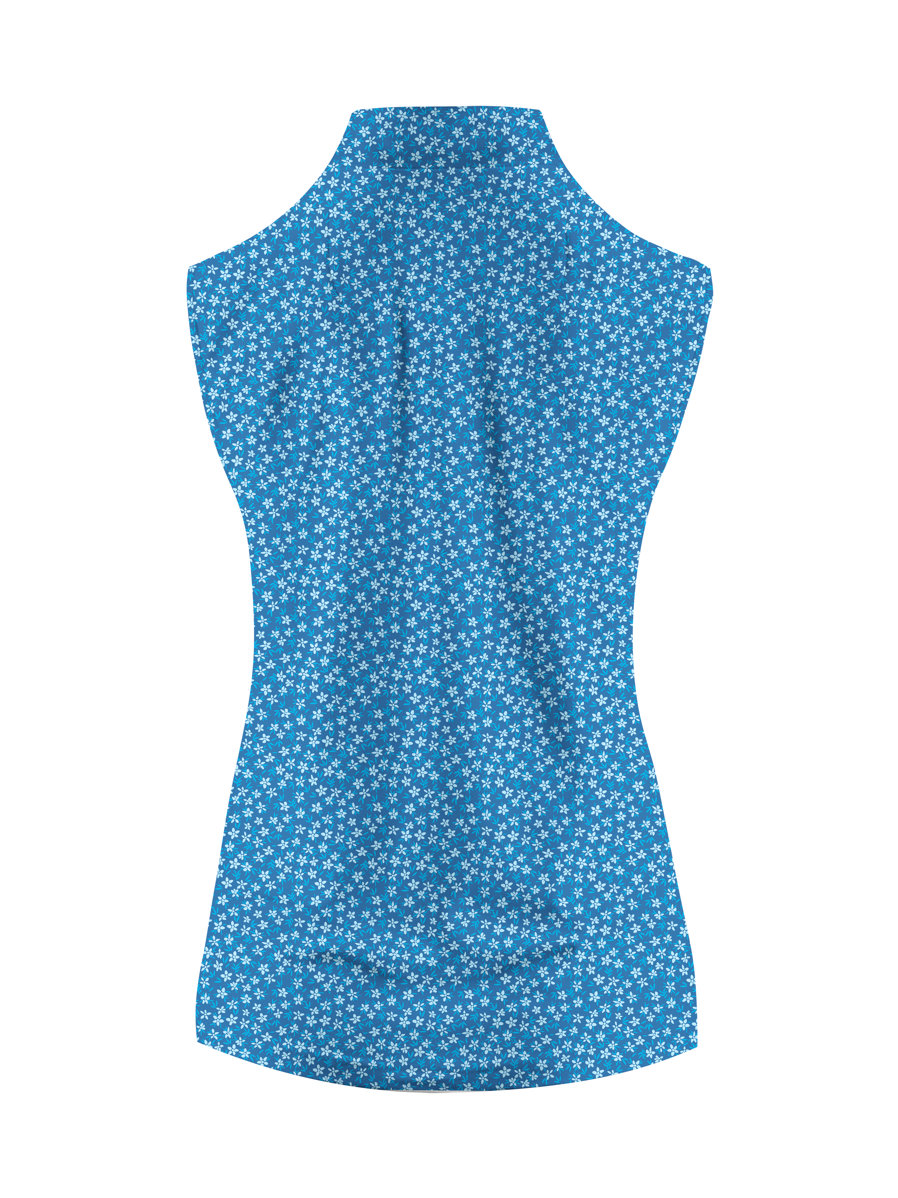 Cherryswing Women's Sleeveless Floral Golf Polo Shirt
