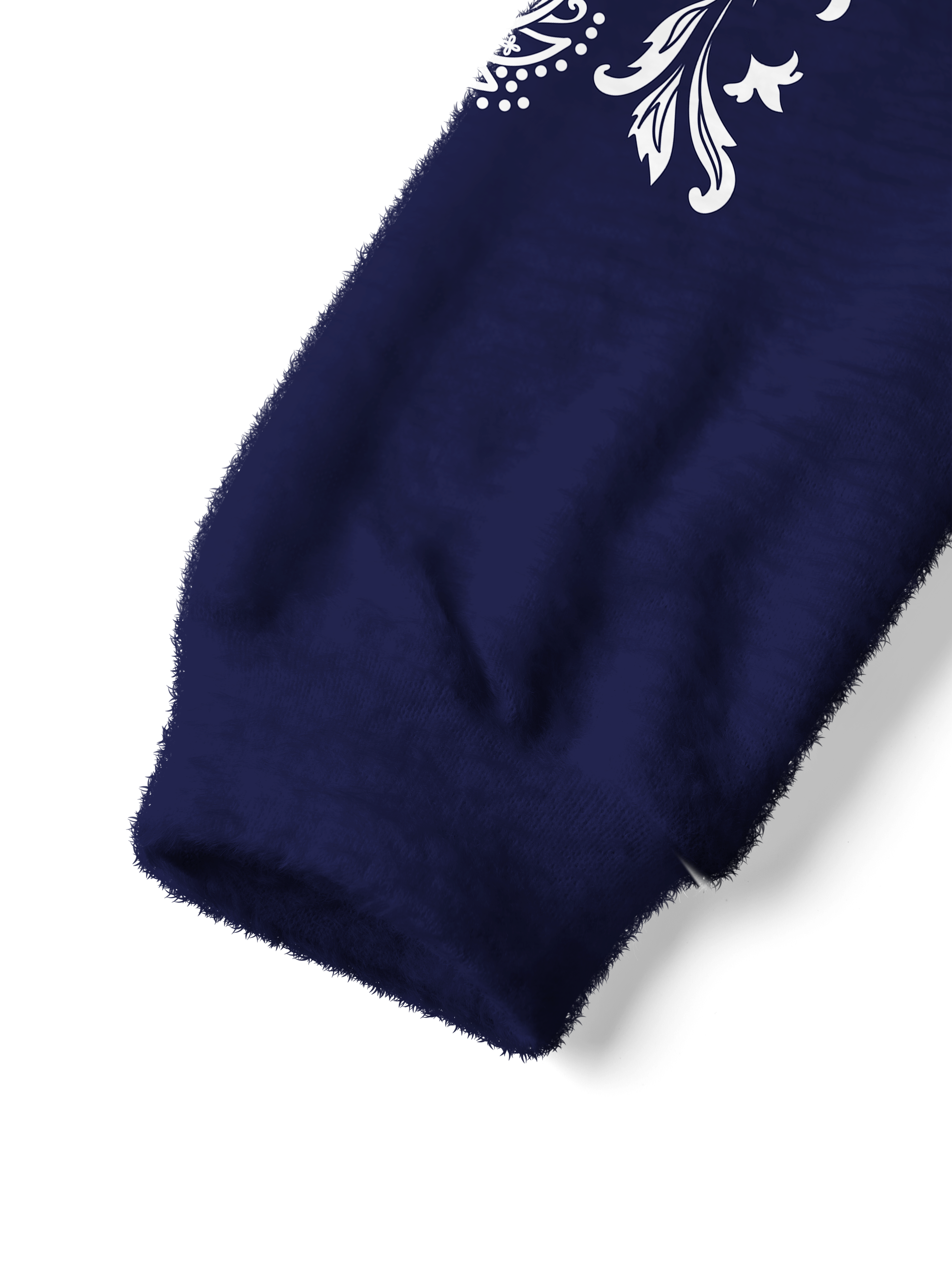 Cherryswing Women's Timeless Artistry Fuzzy Knit Golf Sweater