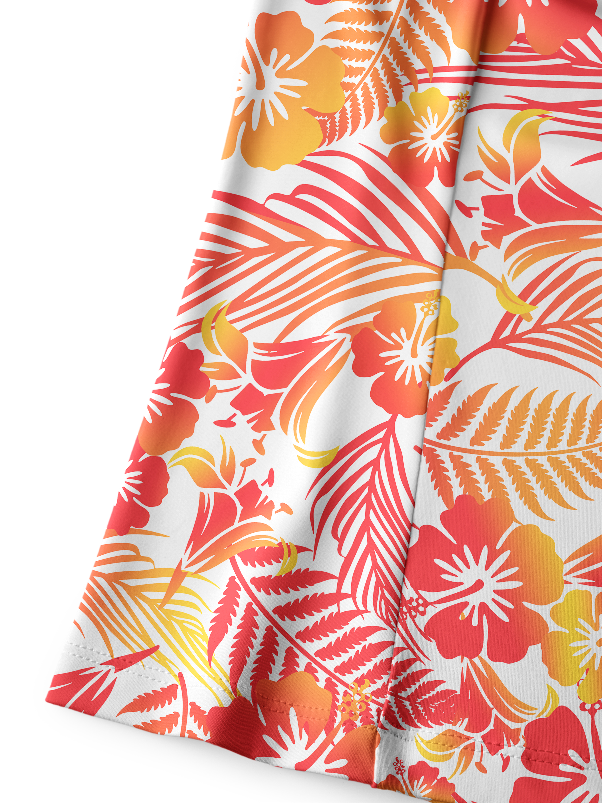 Cherryswing Women's Tropical Blossom Sleeveless Golf Shirt