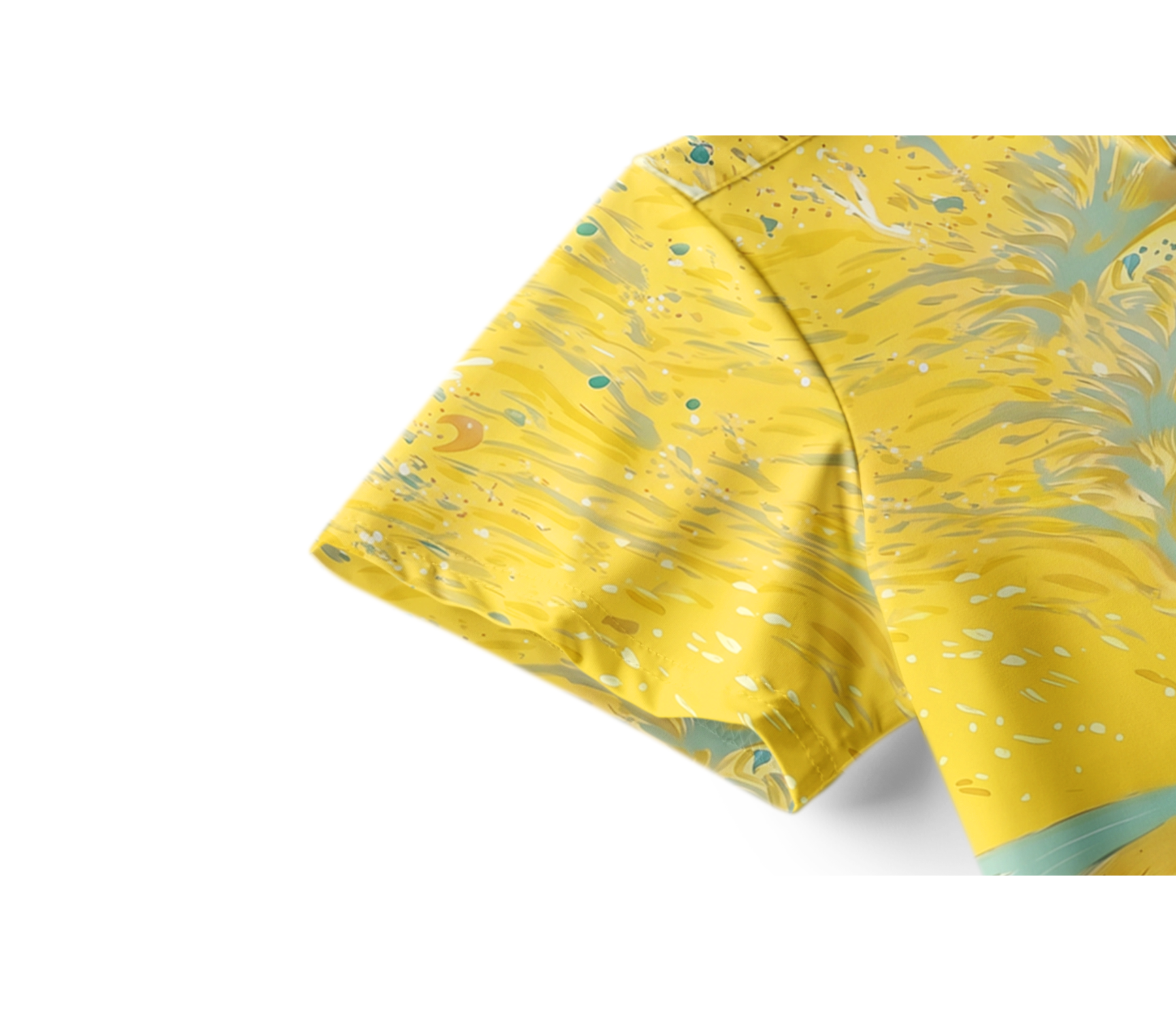 Cherryswing Women's Sunshine Swirl Short Sleeve Golf Shirt