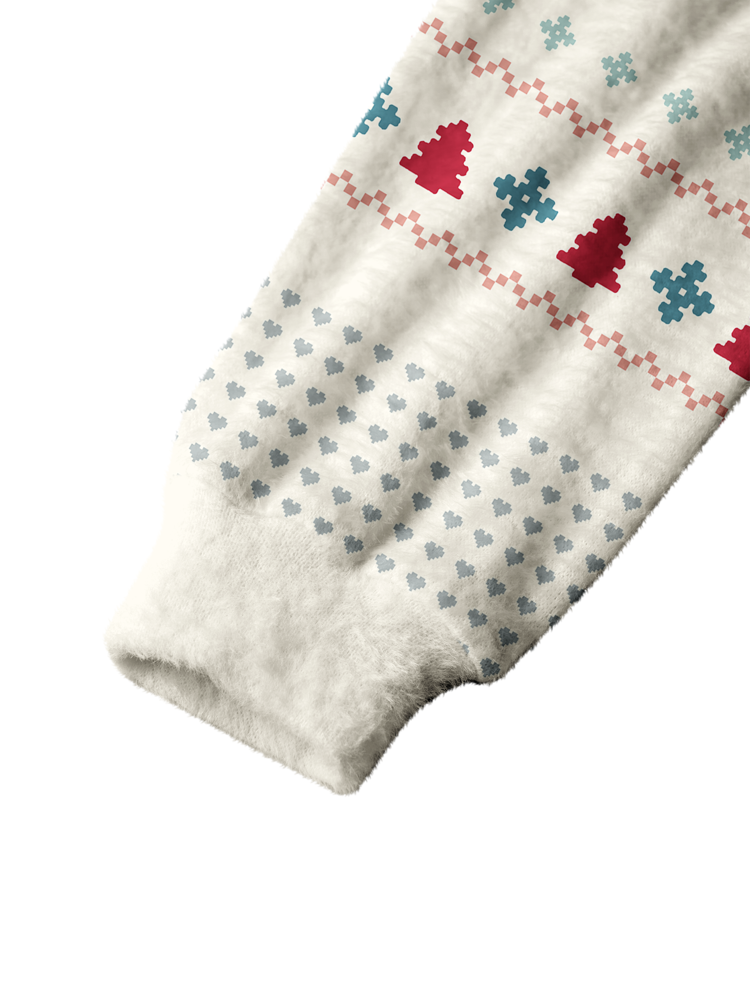 Cherryswing Women's Festive Nordic Cat and Golf Crew Neck Sweater
