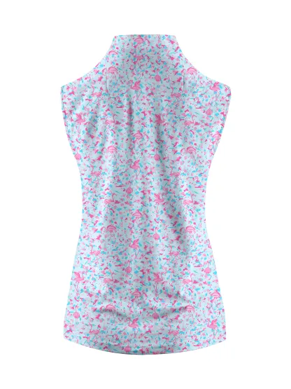 Cherryswing Women's Pink Flamingo Fantasy Golf Sleeveless