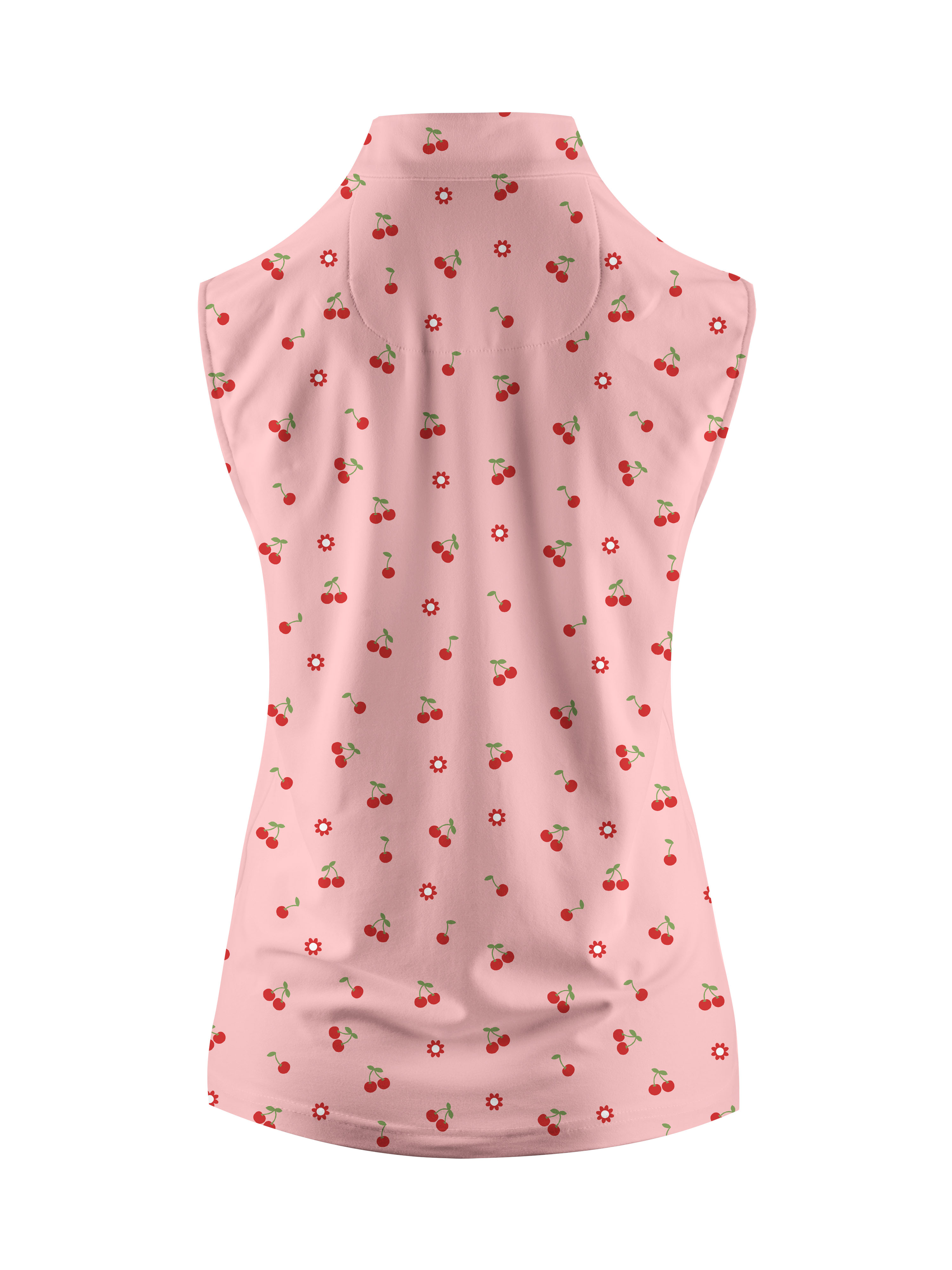 Cherryswing Women's Cherries Sleeveless Golf Shirt