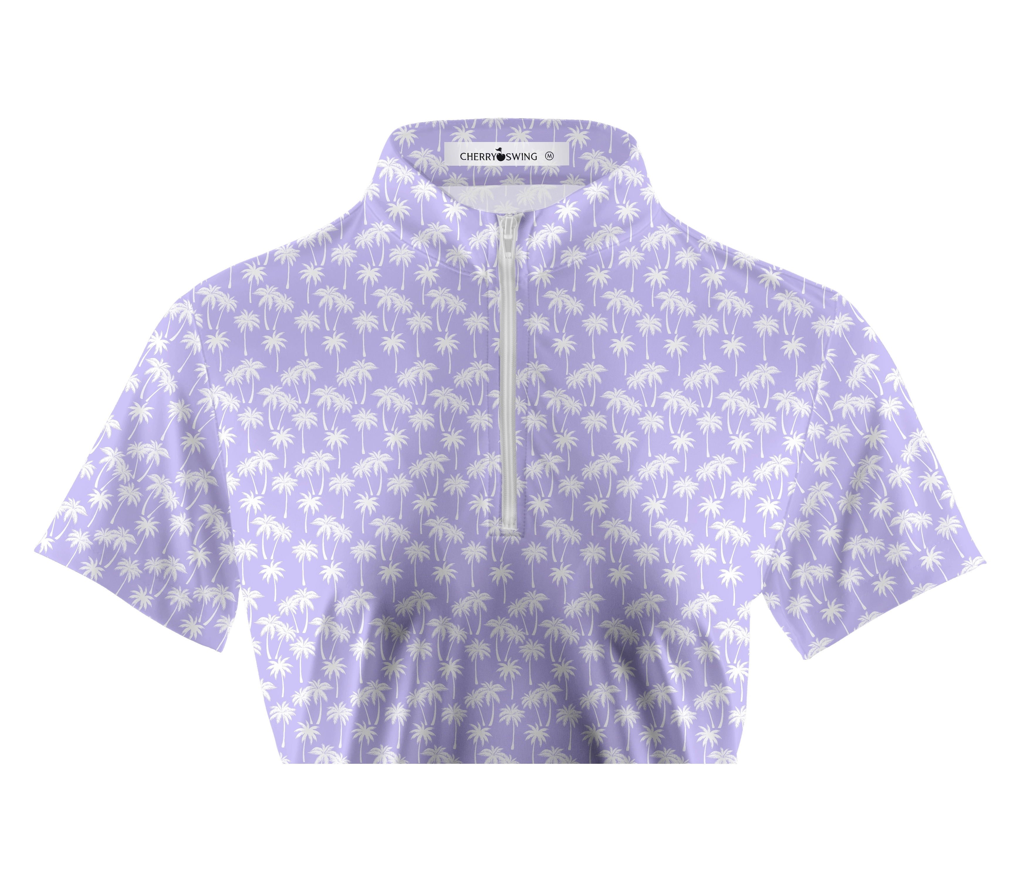 Cherryswing Women's 1/4 Zip Golf Short Sleeve Polo Shirt