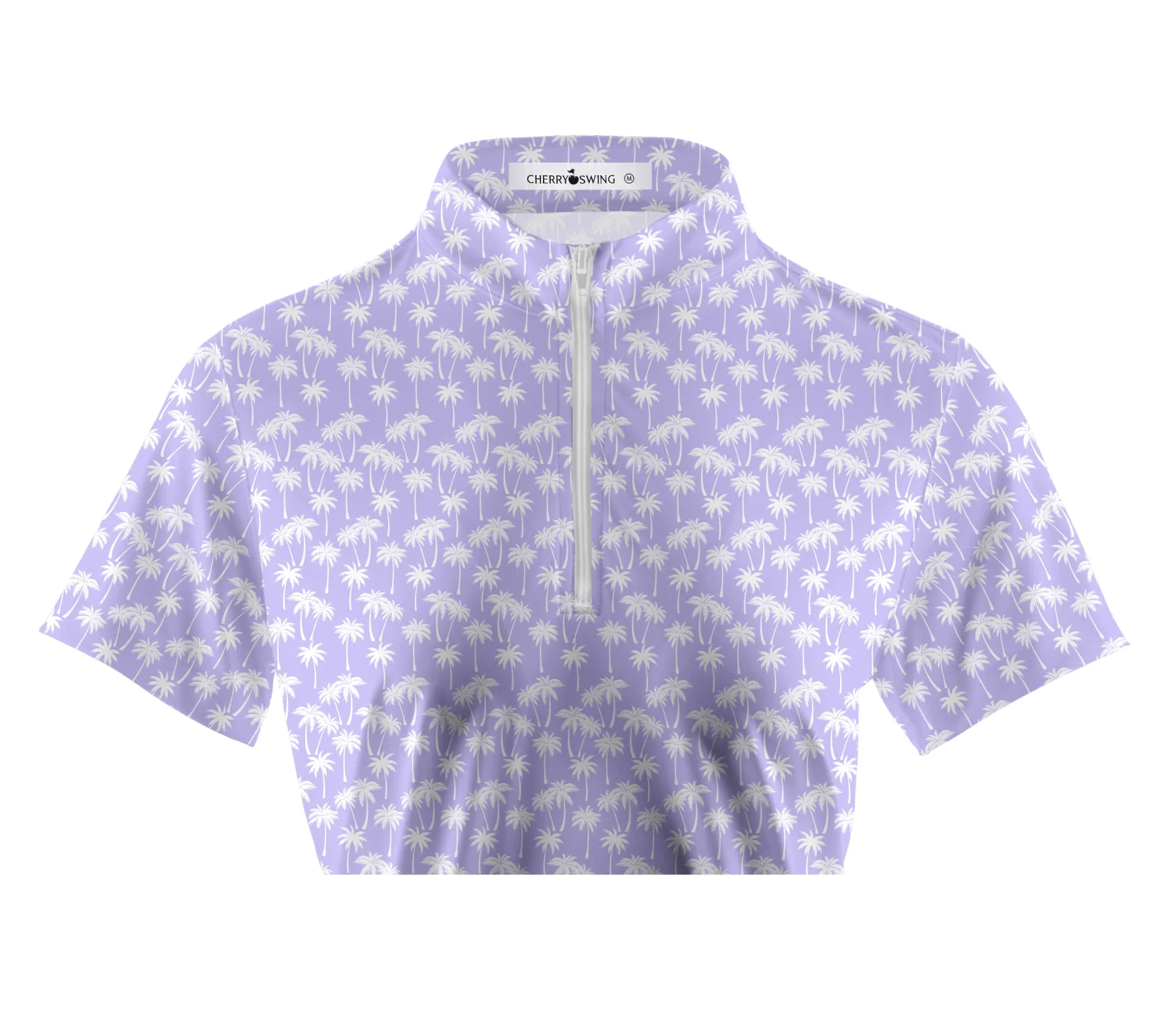 Cherryswing Women's 1/4 Zip Golf Short Sleeve Polo Shirt