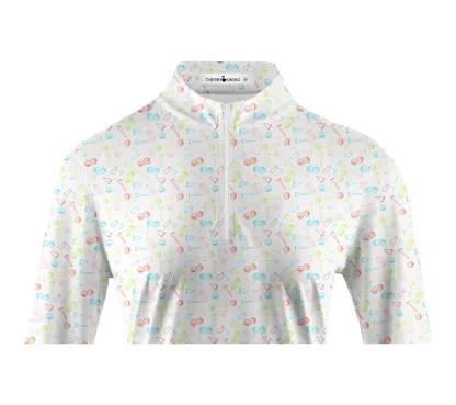 Cherryswing Women's In Play Long Sleeve Golf Polo