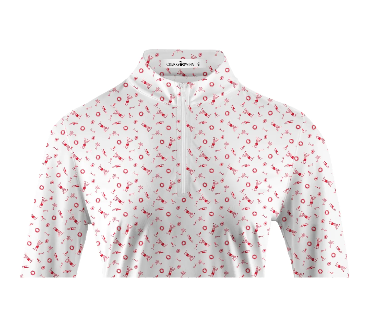 Cherryswing Women's Lilac Long Sleeve Golf Polo