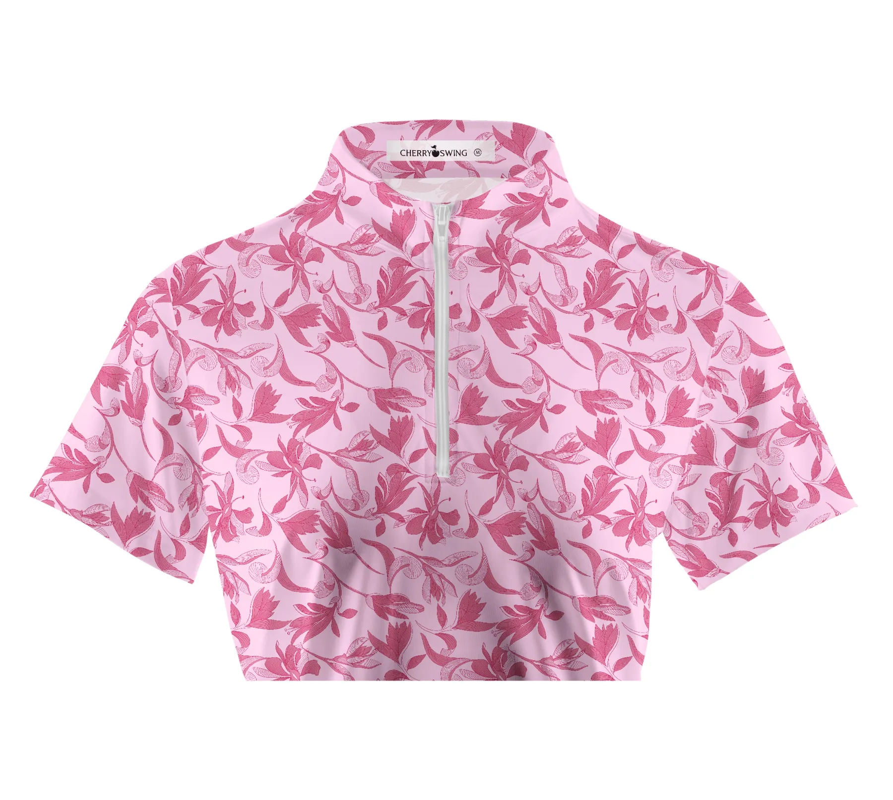 Cherryswing Blossom Print Golf Polo for Women