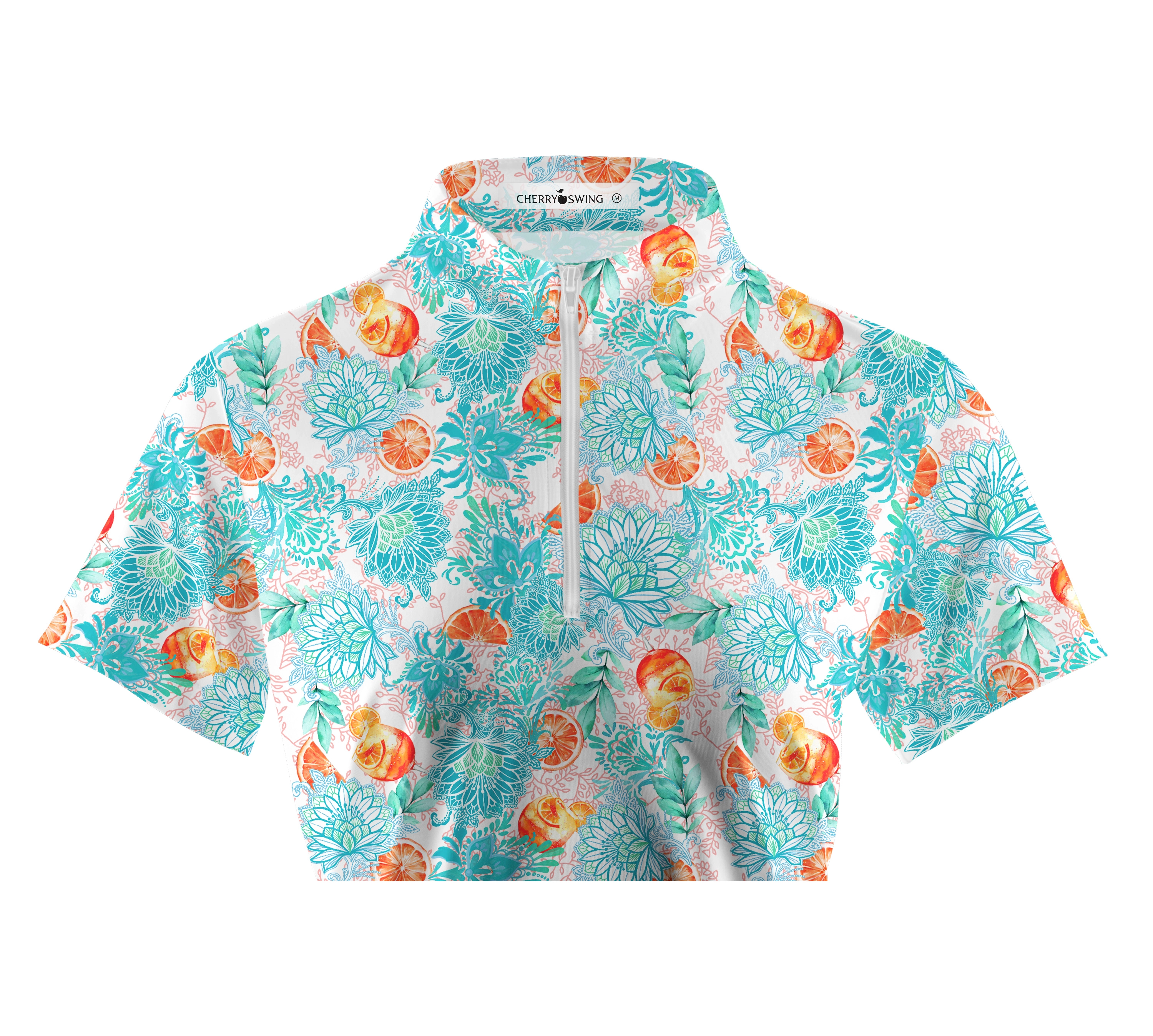 Cherryswing Hawaiian Style Golf Polo for Women