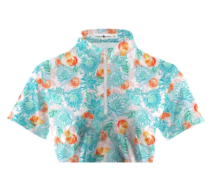 Cherryswing Hawaiian Style Golf Polo for Women