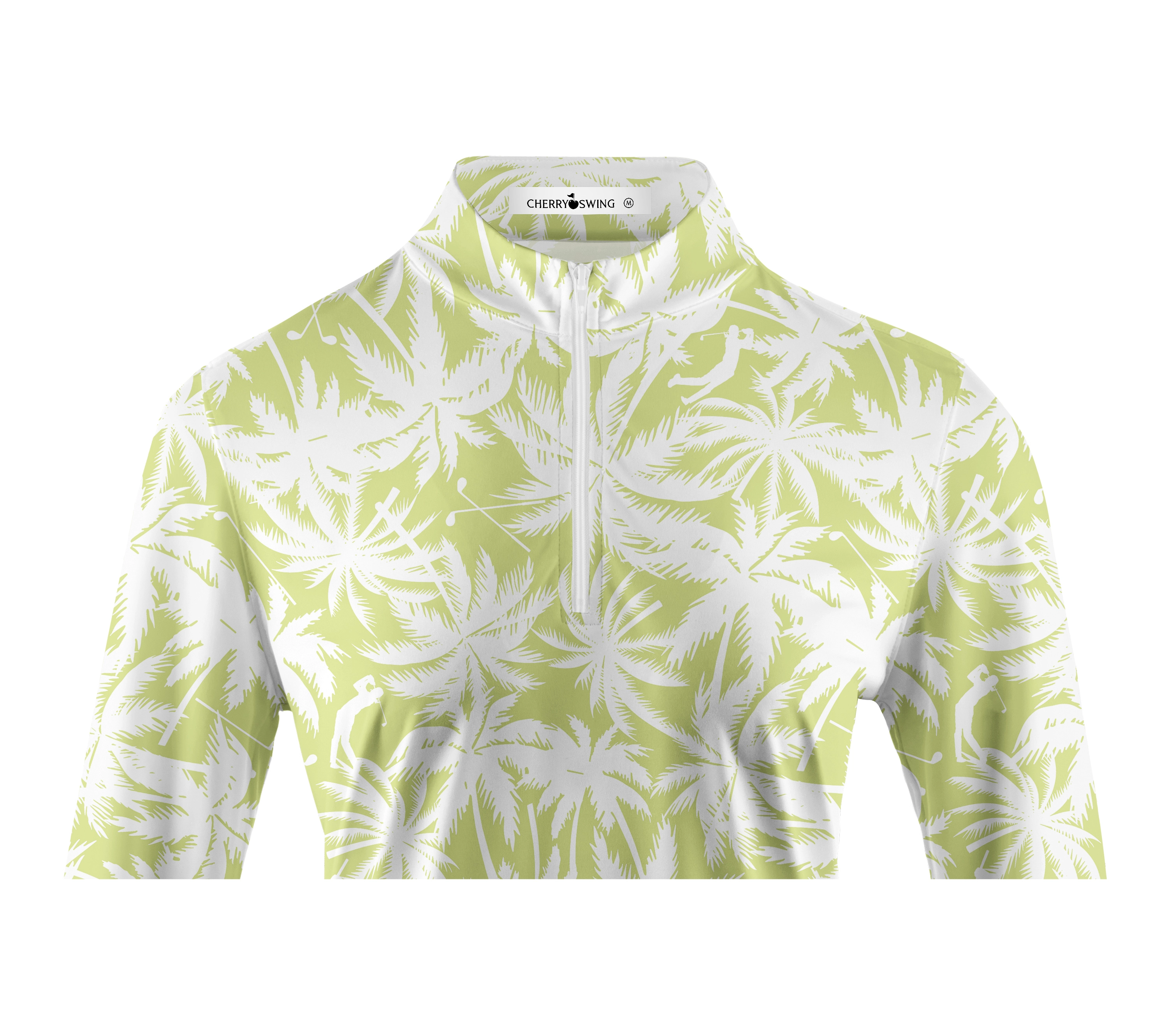 Cherryswing Women's Long Sleeve Stand Collar Golf Polo Shirt