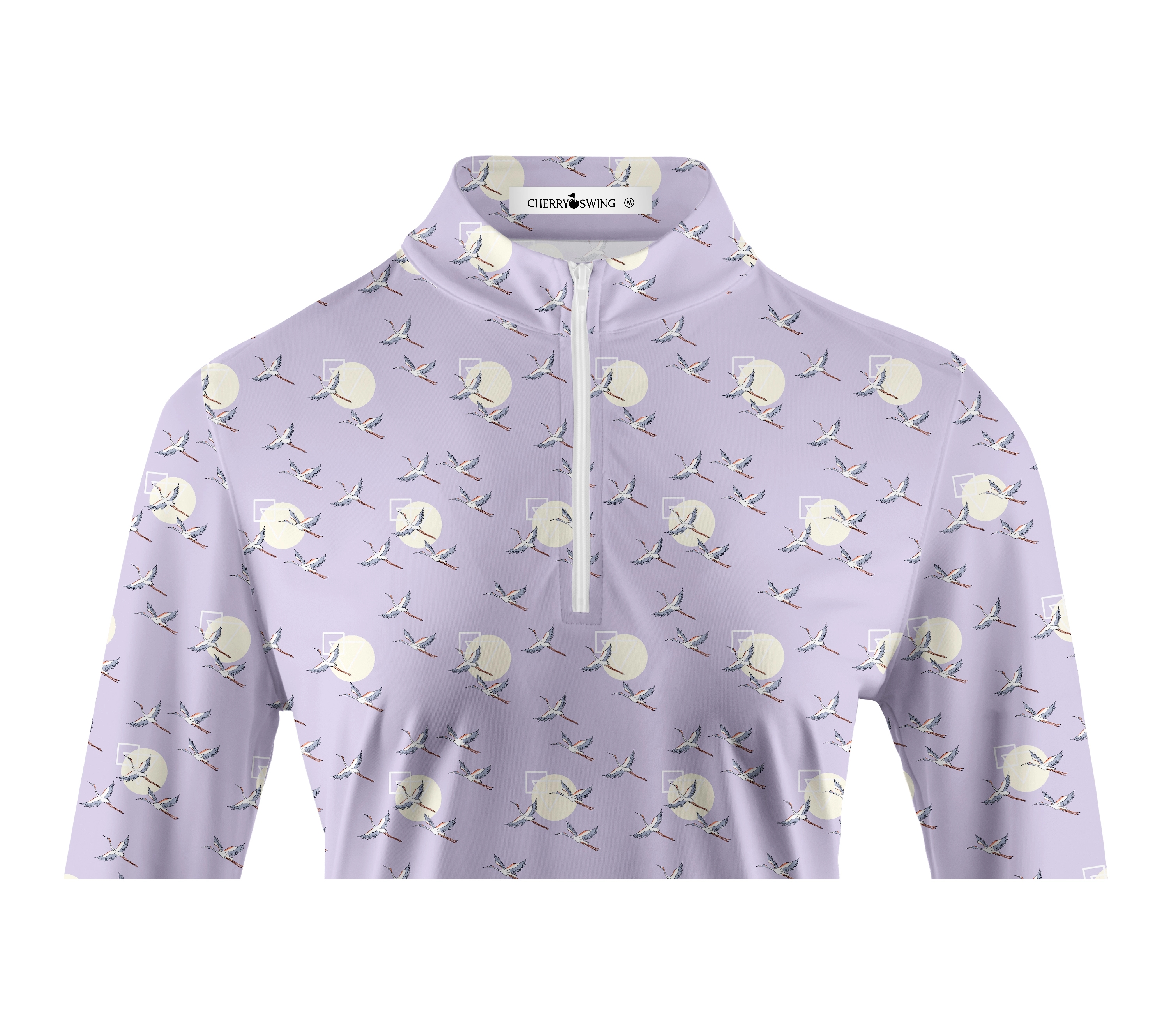 Cherryswing Women's Classic Long Sleeve Polo Shirt