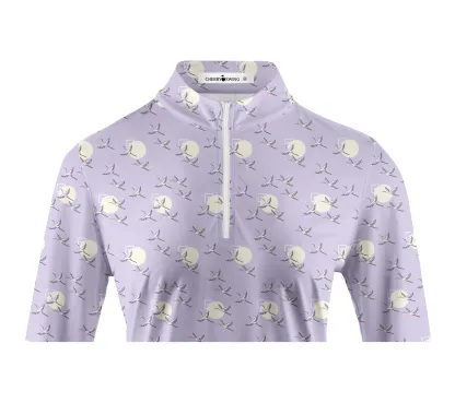 Cherryswing Women's Classic Long Sleeve Polo Shirt