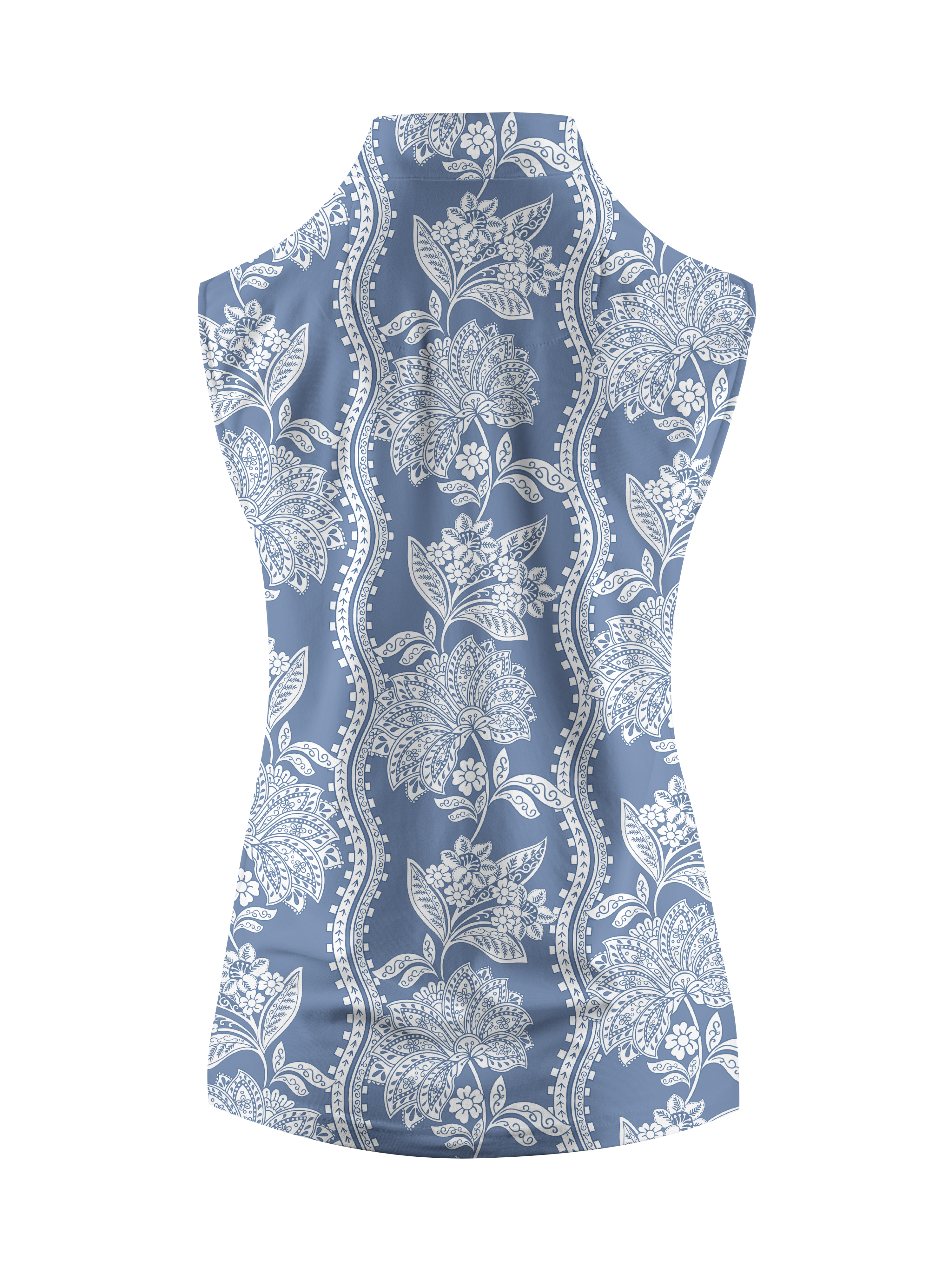 Cherryswing Women's Floral Sleeveless Golf Shirt