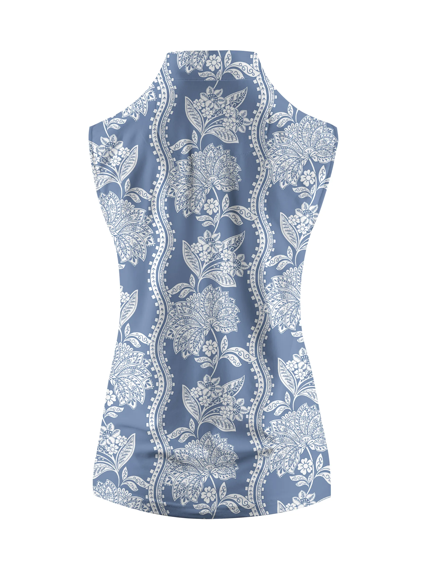 Cherryswing Women's Floral Sleeveless Golf Shirt