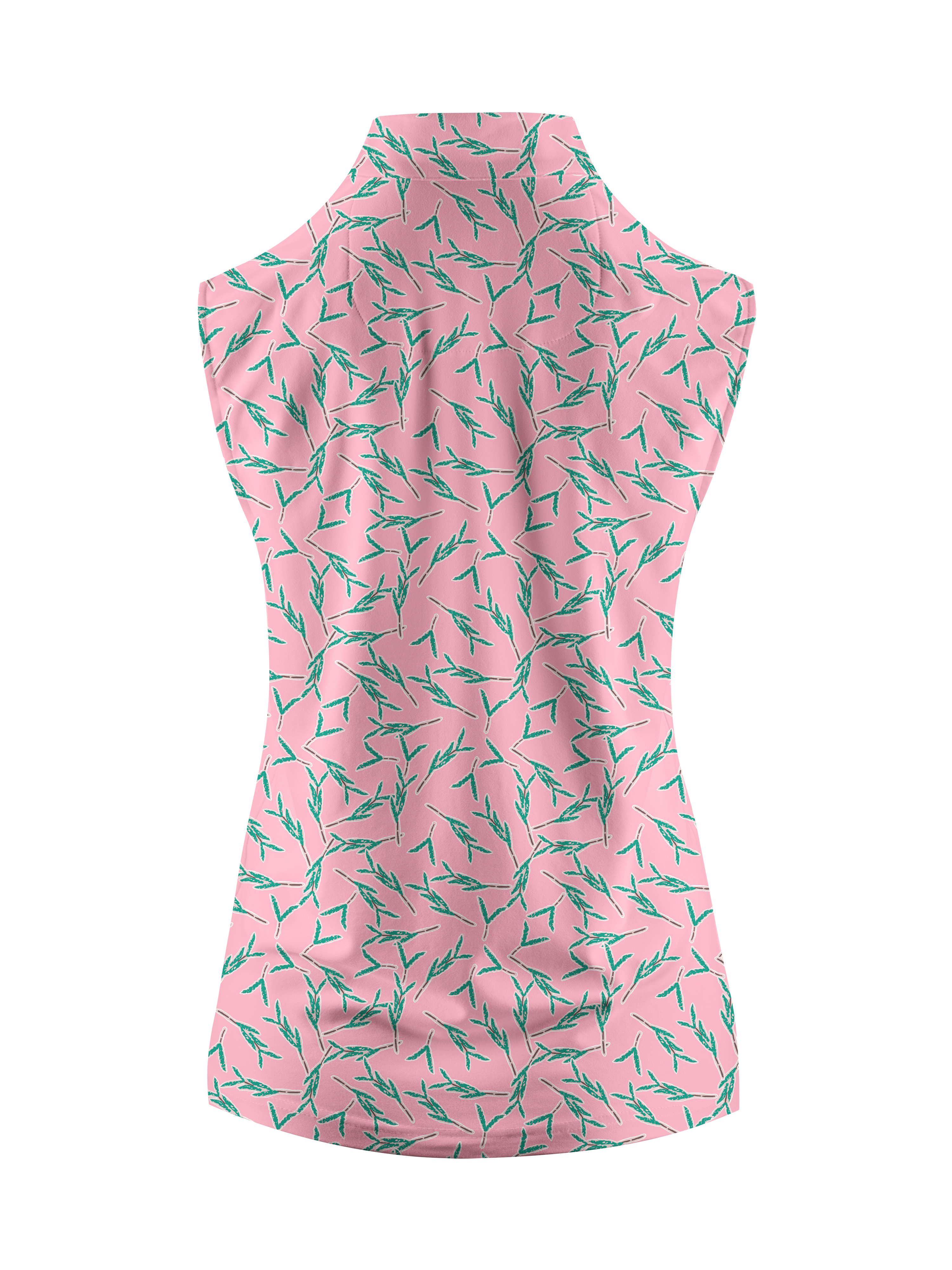 Cherryswing Women's Floral Sleeveless Golf Shirt